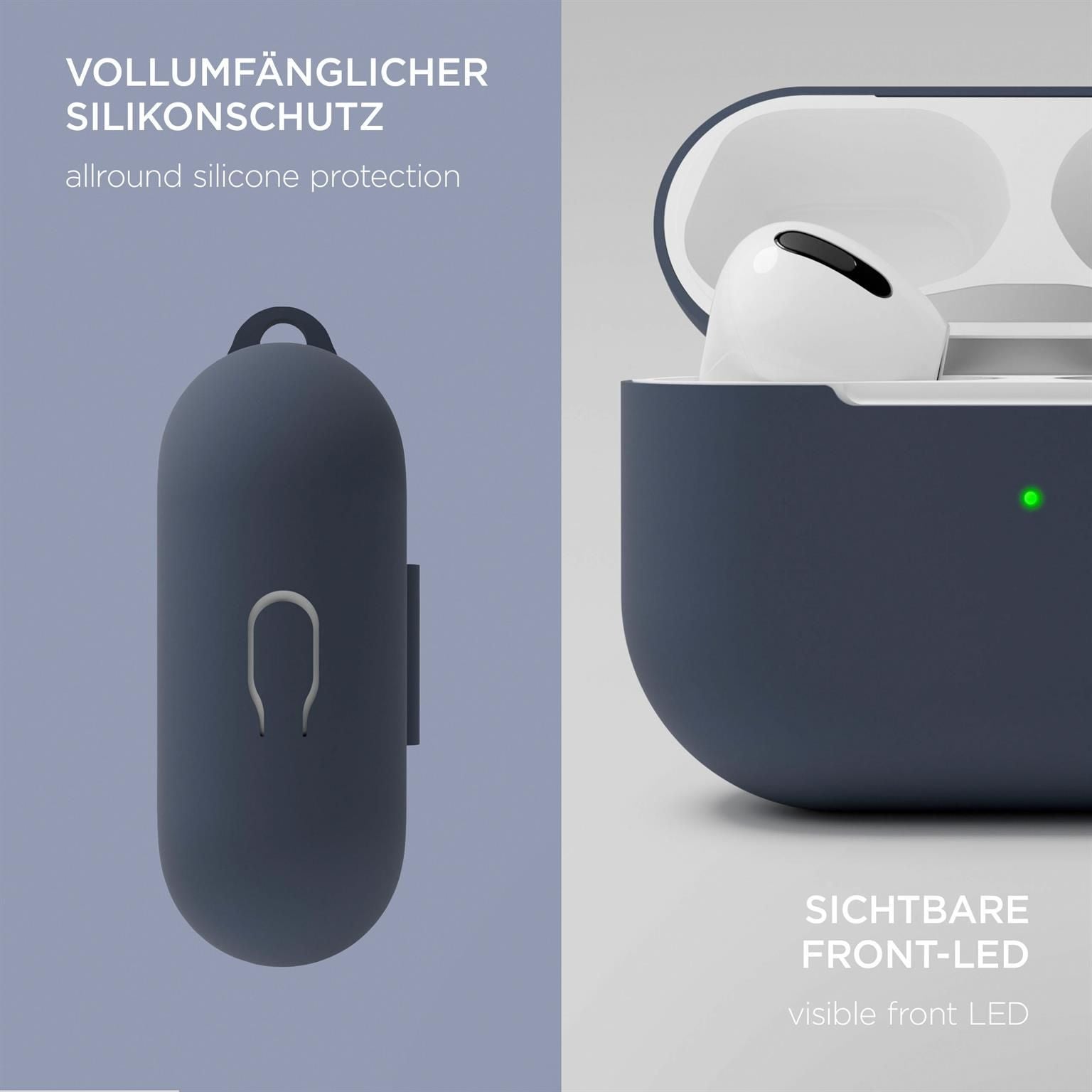 AirPods Soft Case für AirPods 3 in der Farbe Horizontblau (Blau)
