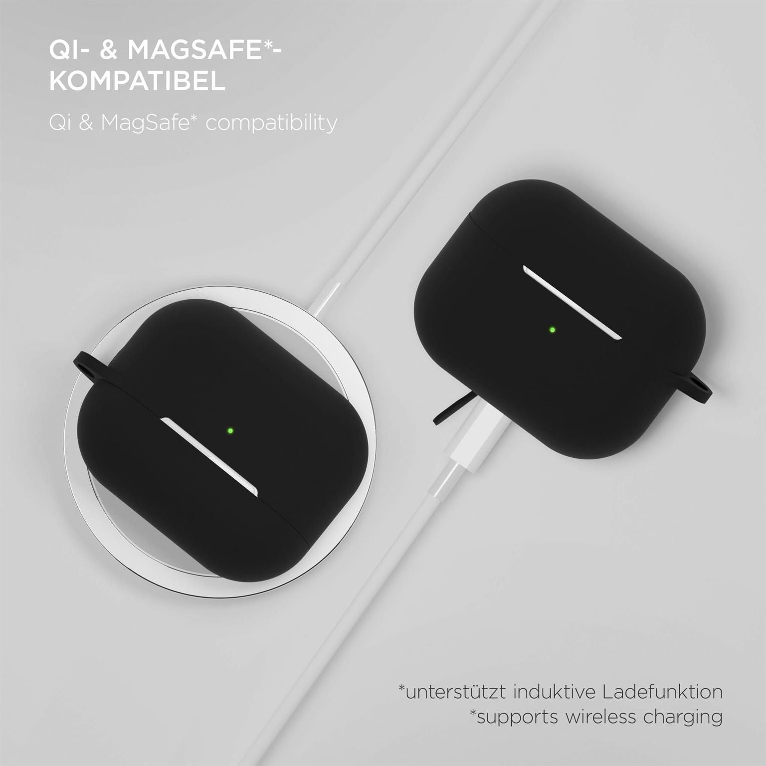 AirPods Soft Case für AirPods 3 in der Farbe Onyx Schwarz (Schwarz)