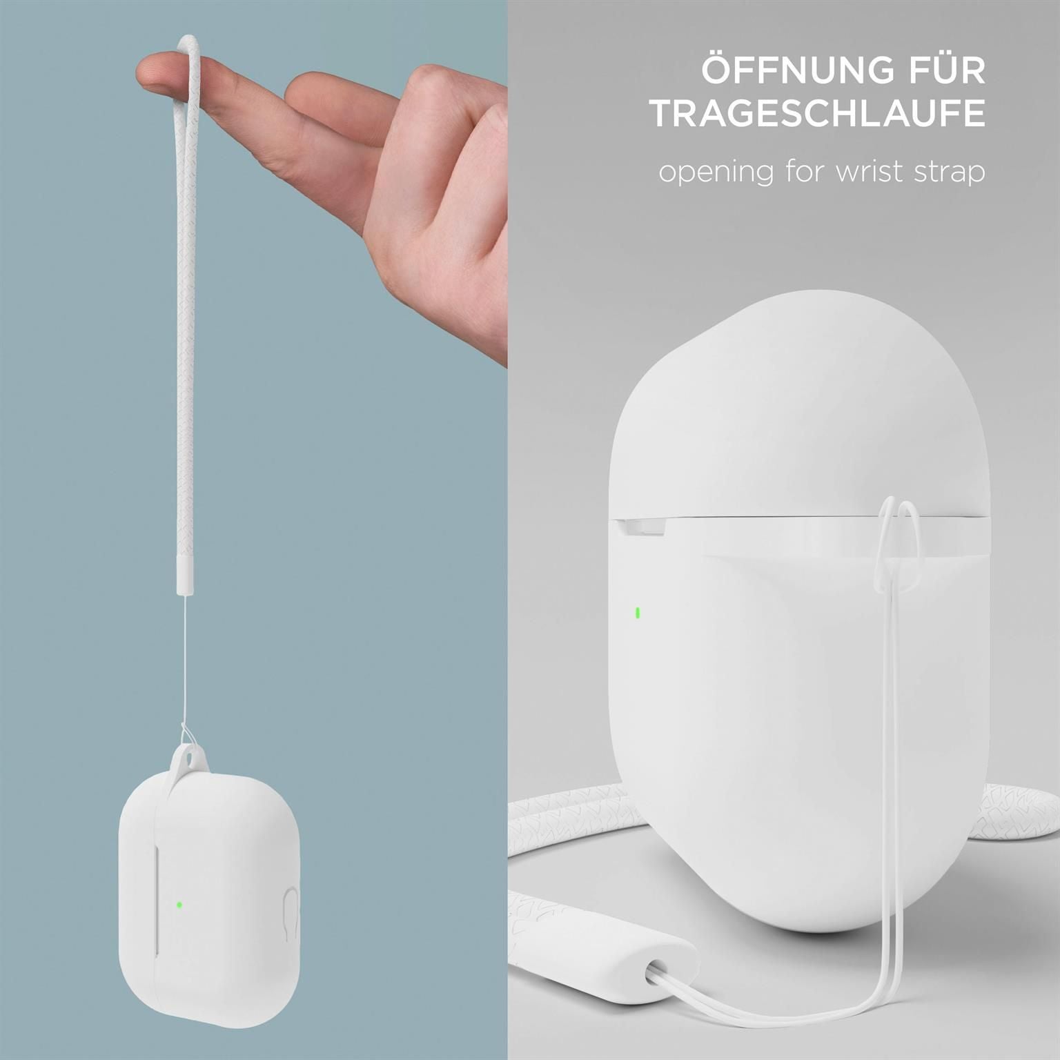 AirPods Soft Case für AirPods 3 in der Farbe Polarweiß (Weiß)