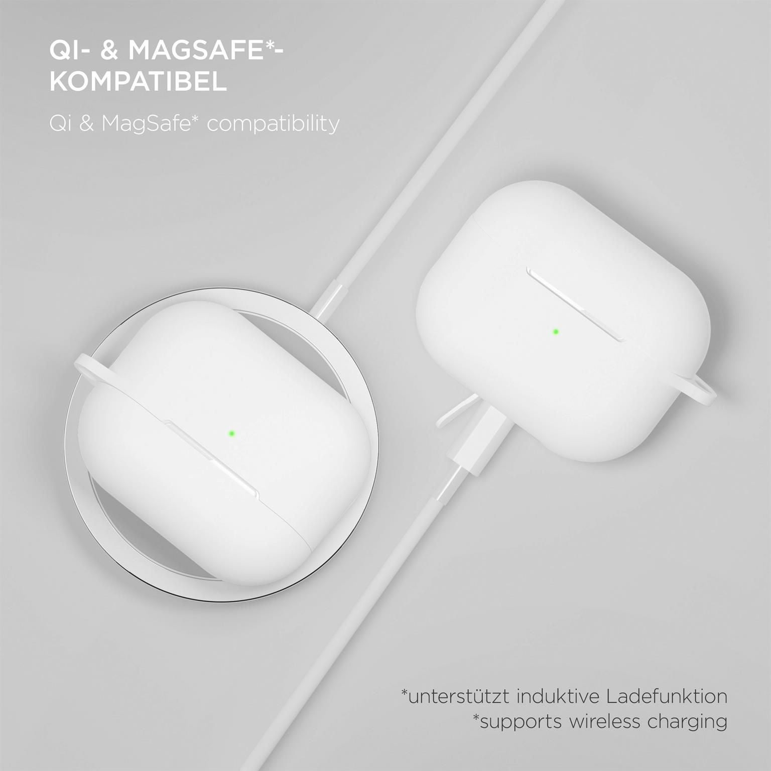 AirPods Soft Case für AirPods 3 in der Farbe Polarweiß (Weiß)