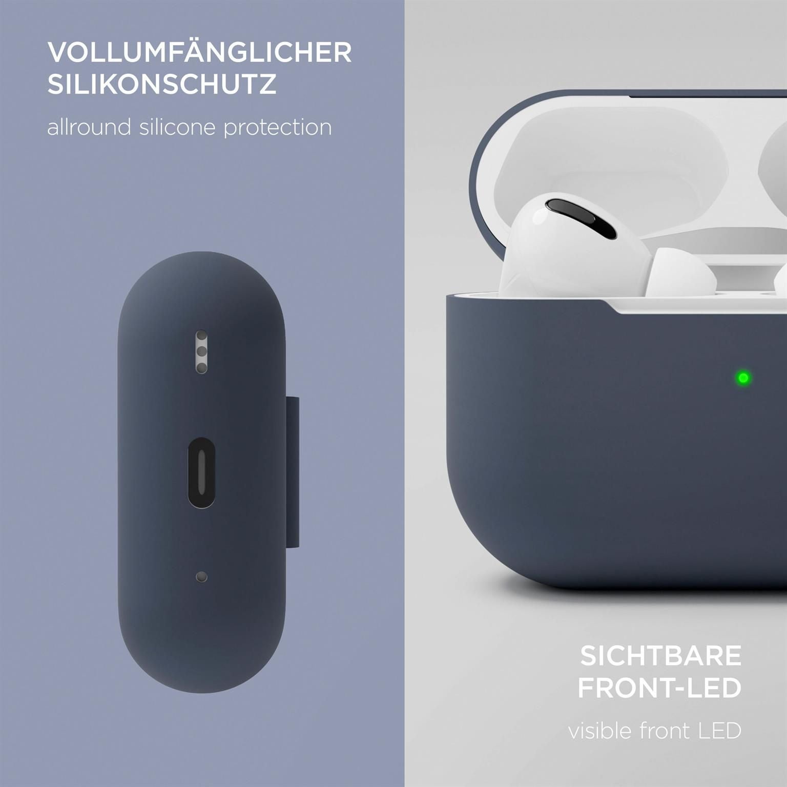 AirPods Soft Case für AirPods Pro 1 in der Farbe Horizontblau (Blau)