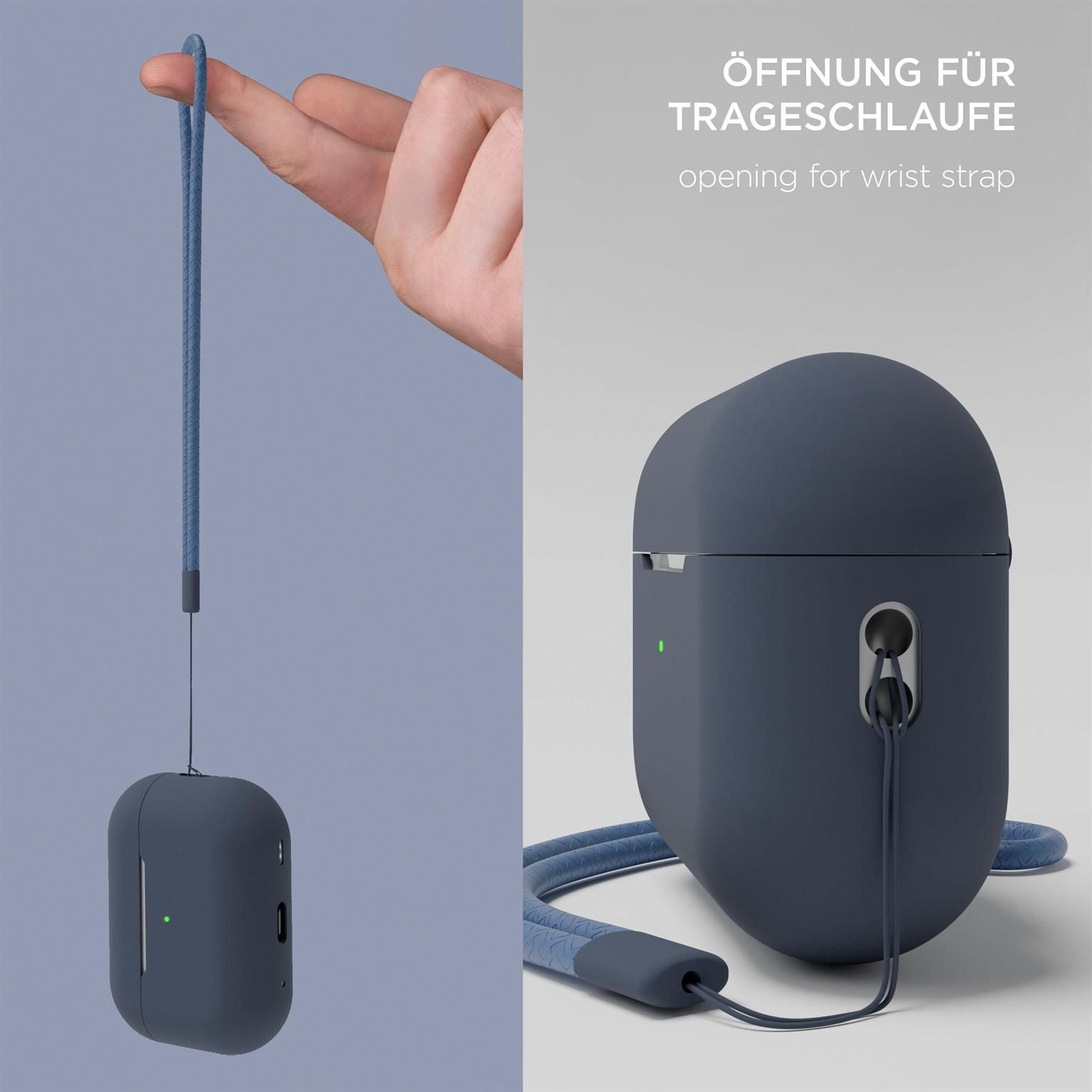 AirPods Soft Case für AirPods Pro 1 in der Farbe Horizontblau (Blau)