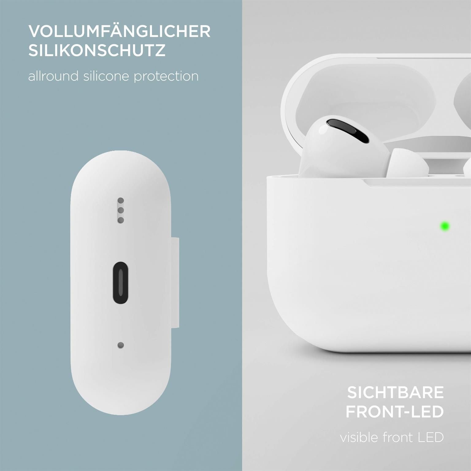 AirPods Soft Case für AirPods Pro 2 in der Farbe Polarweiß (Weiß)