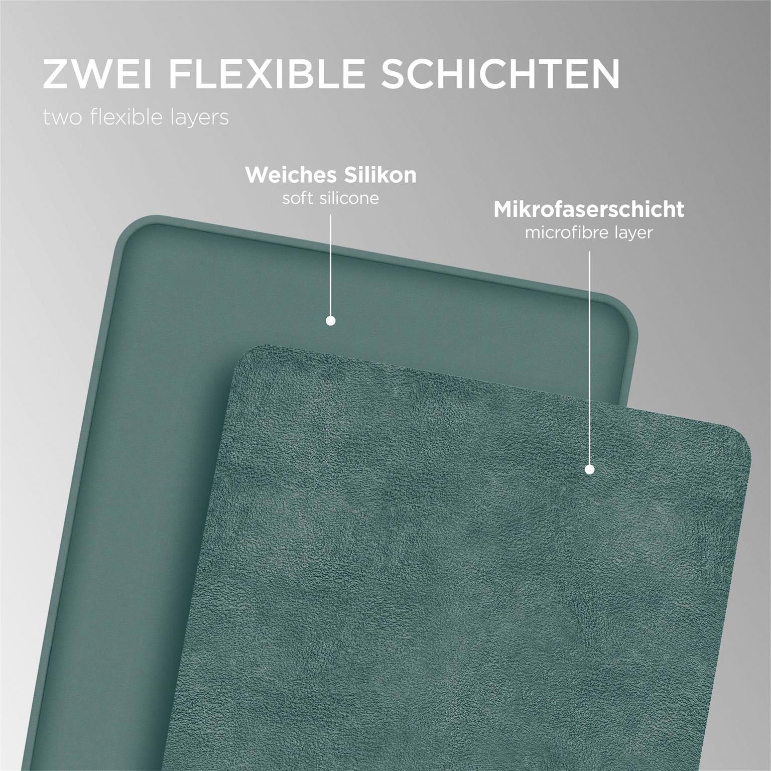 Soft Case für iPad 10 (2022) in der Farbe Petrol (Grün)