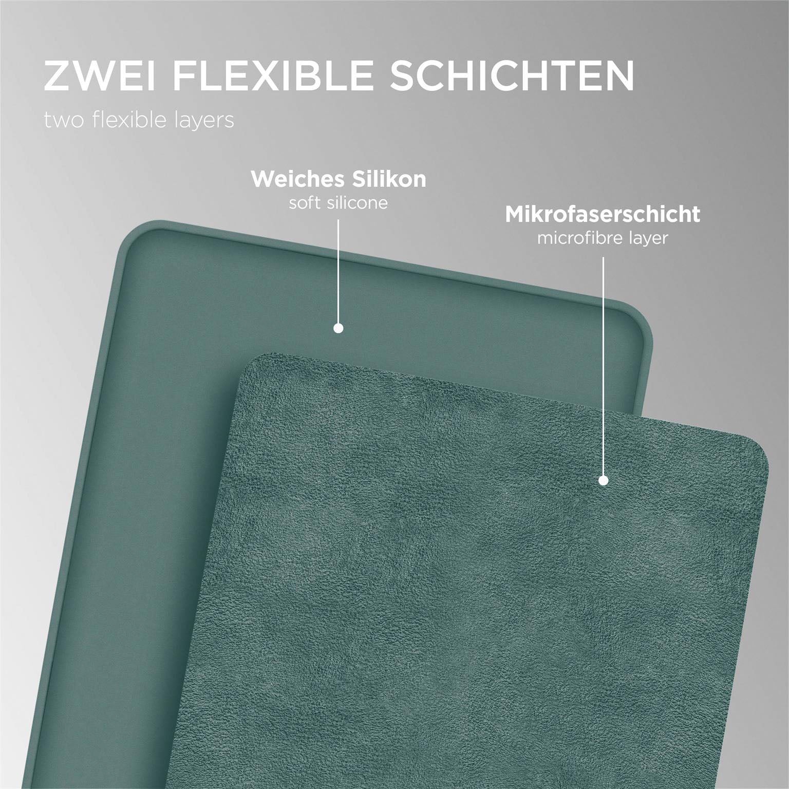 Soft Case für iPad 11 (2025) in der Farbe Petrol (Grün)