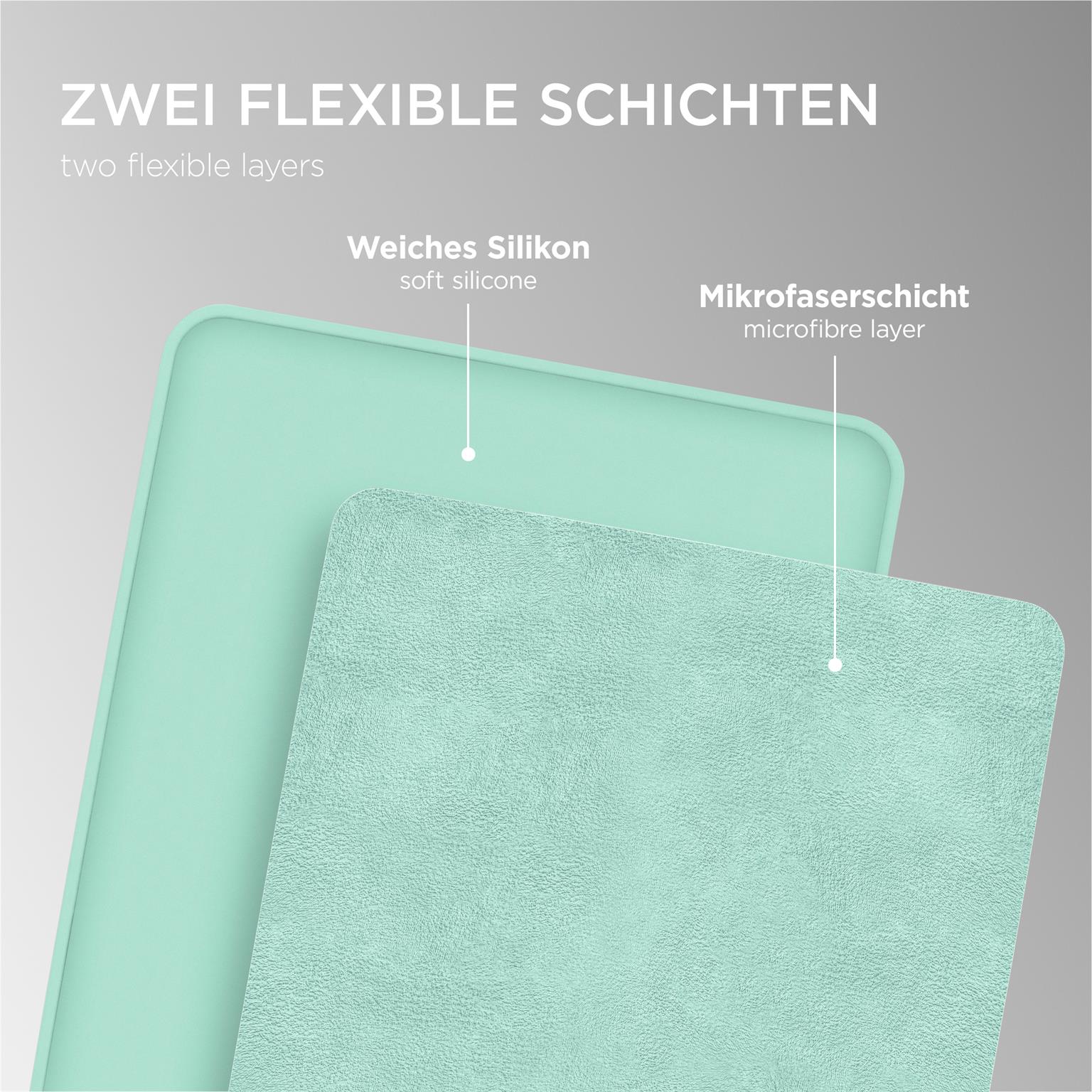 Soft Case für iPad 7 (2019) in der Farbe Mint (Mint / Türkis)