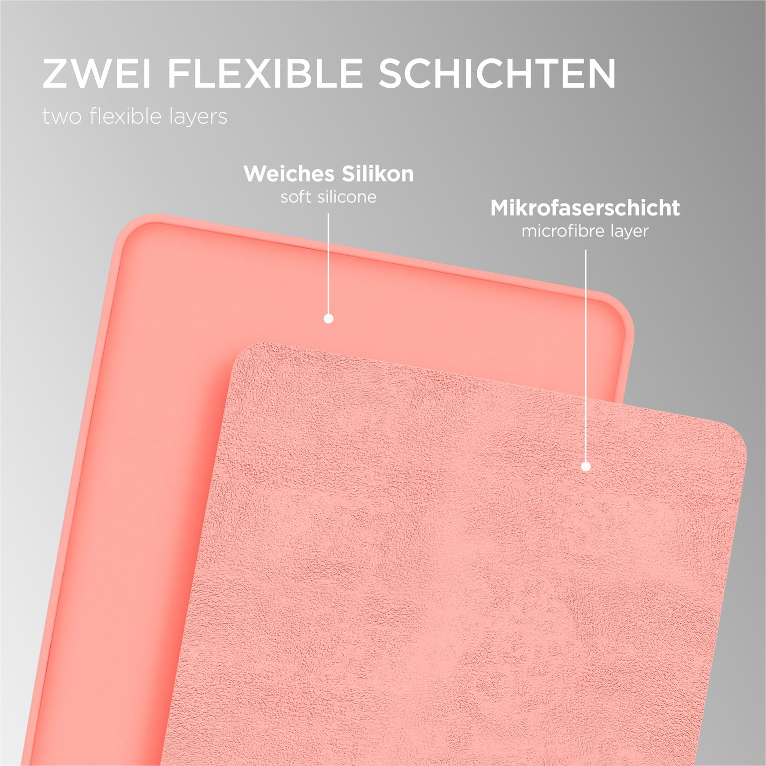 Soft Case für iPad mini 2 (2013) in der Farbe Flamingo (Rosa / Pink)
