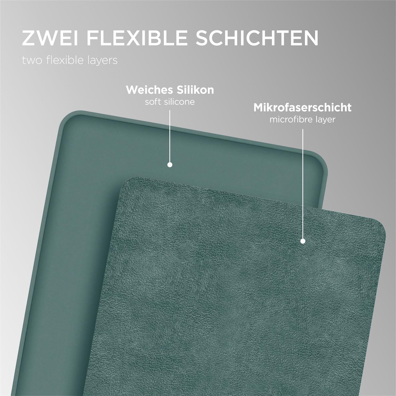 Soft Case für iPad Pro 11 (2022) in der Farbe Petrol (Grün)