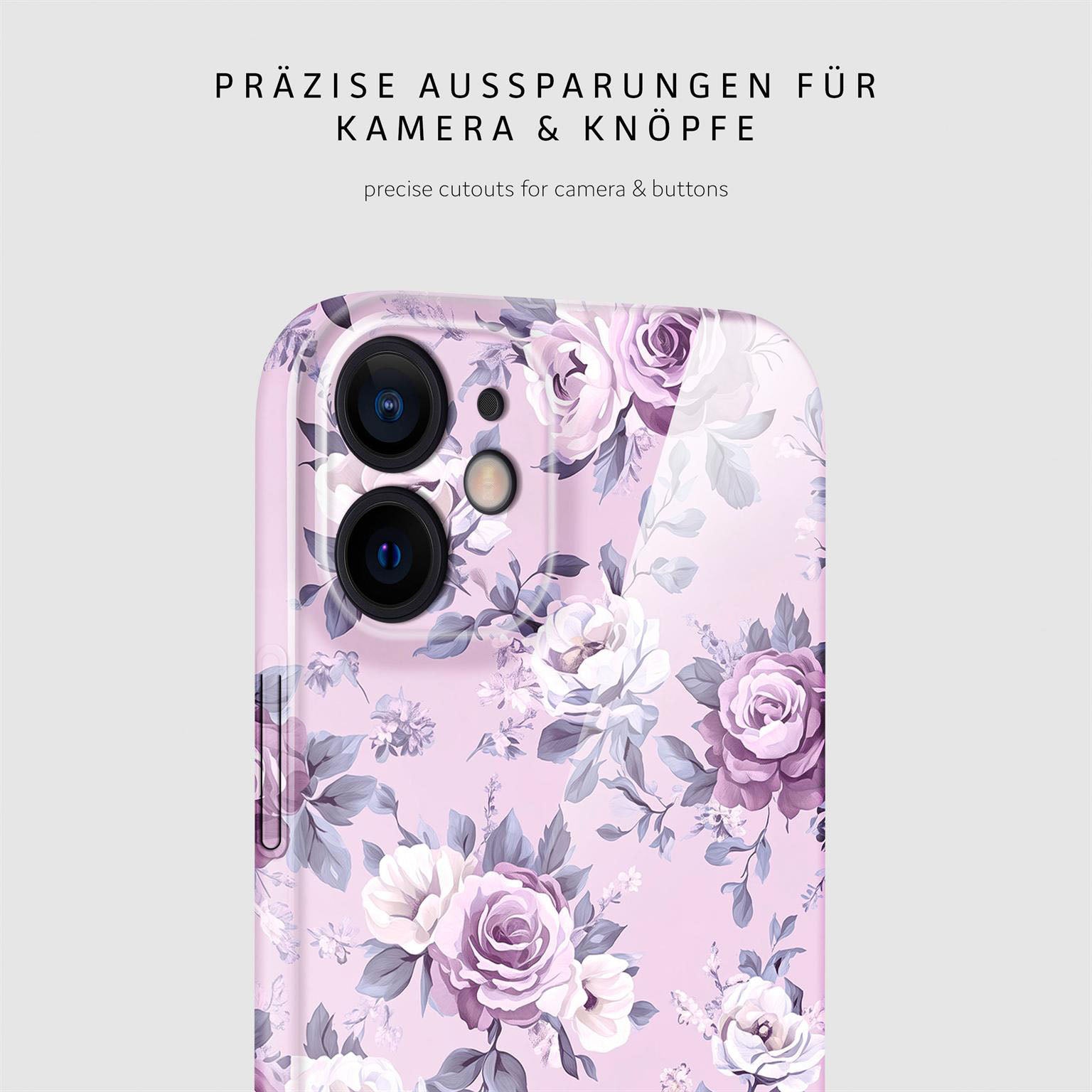 Flower Cover für iPhone 12 in der Farbe Lavender Dream (Lila / Violett)