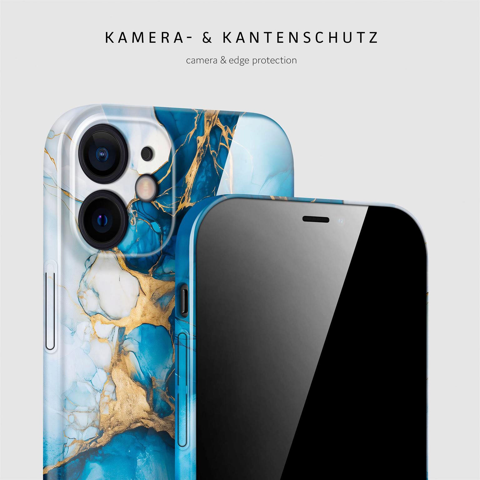 Bliss Cover für iPhone 12 in der Farbe Sapphire Dream (Blau)