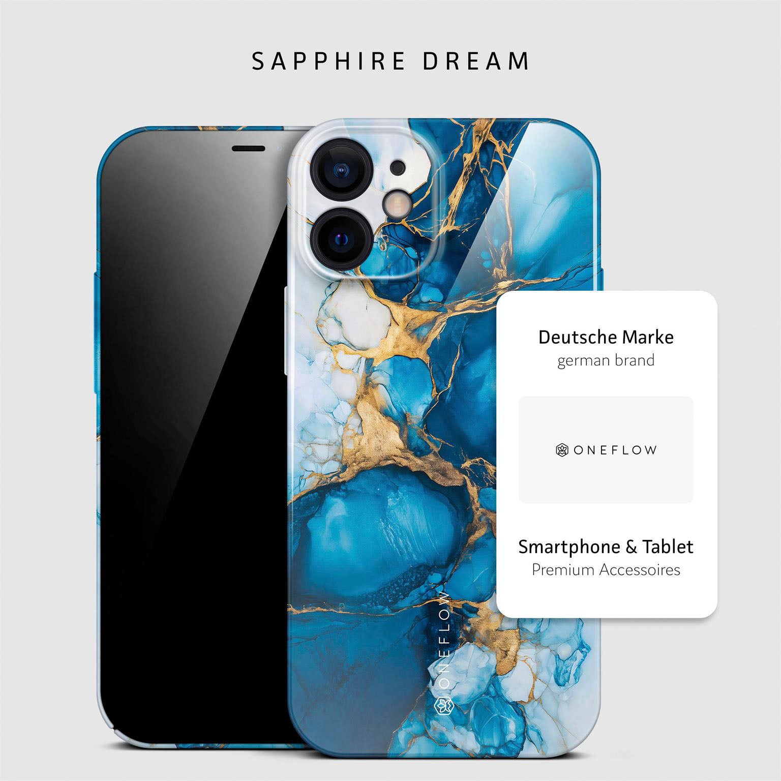 Bliss Cover für iPhone 12 in der Farbe Sapphire Dream (Blau)
