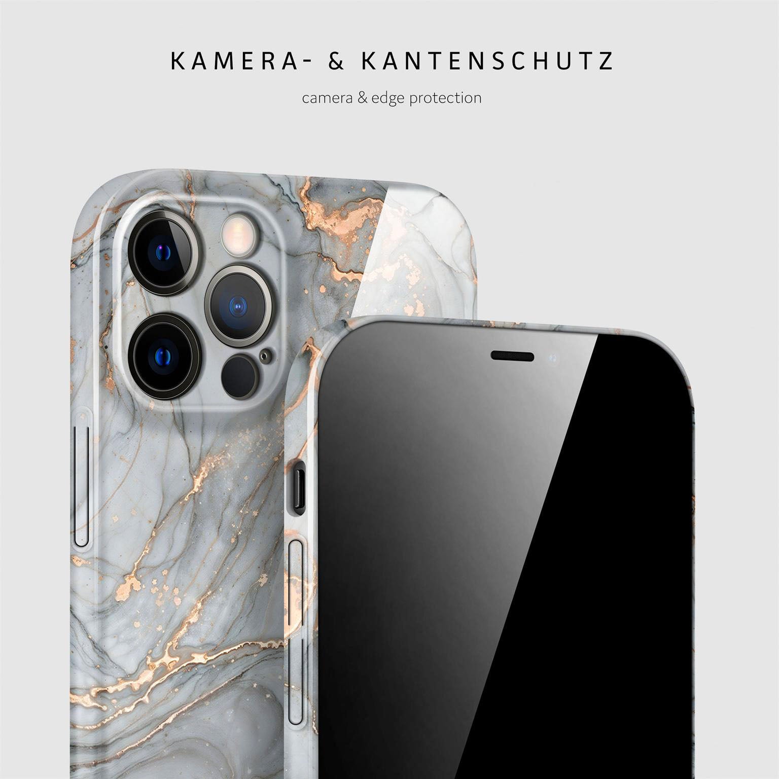 Bliss Cover für iPhone 12 in der Farbe Soft Granite (Grau)