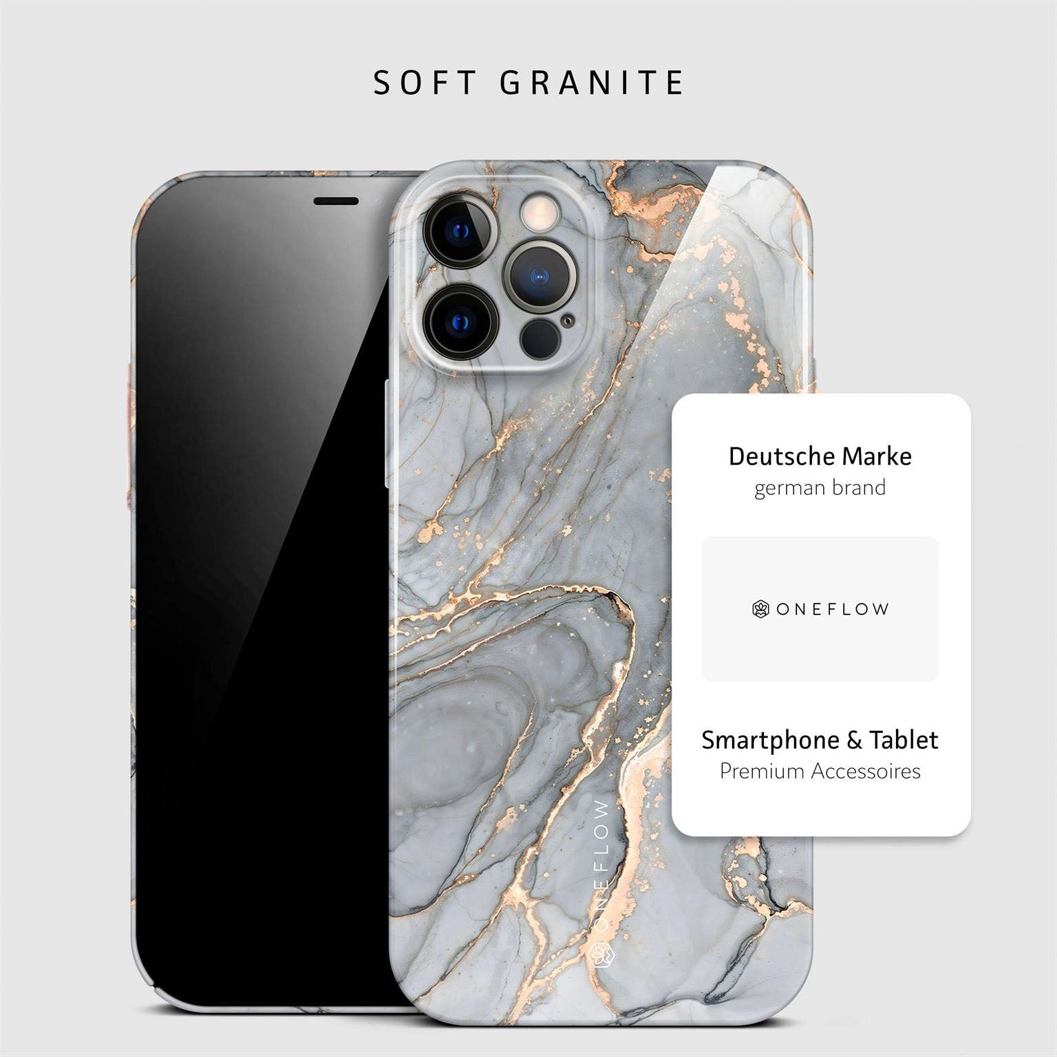 Bliss Cover für iPhone 12 in der Farbe Soft Granite (Grau)