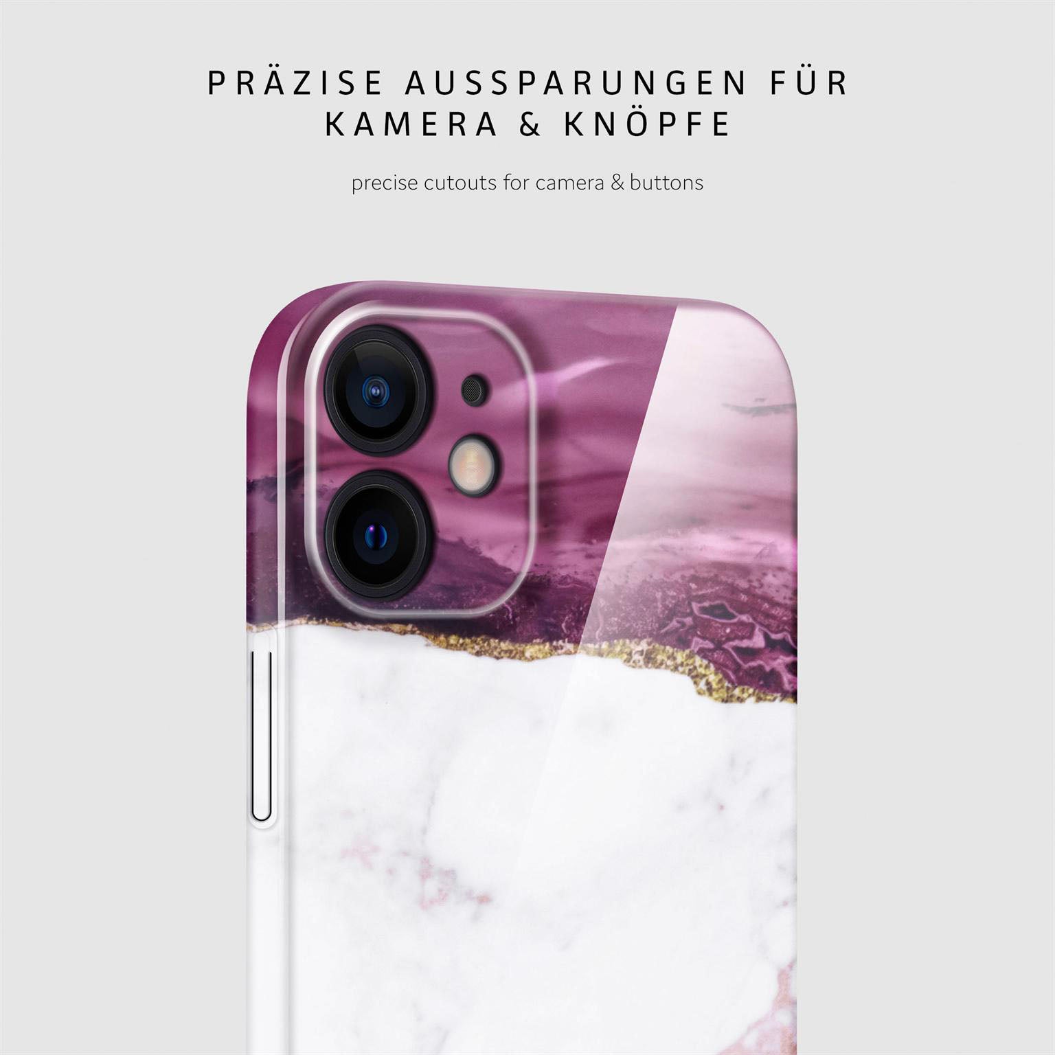 Bliss Cover für iPhone 12 in der Farbe Velvet Kiss (Rosa / Pink)