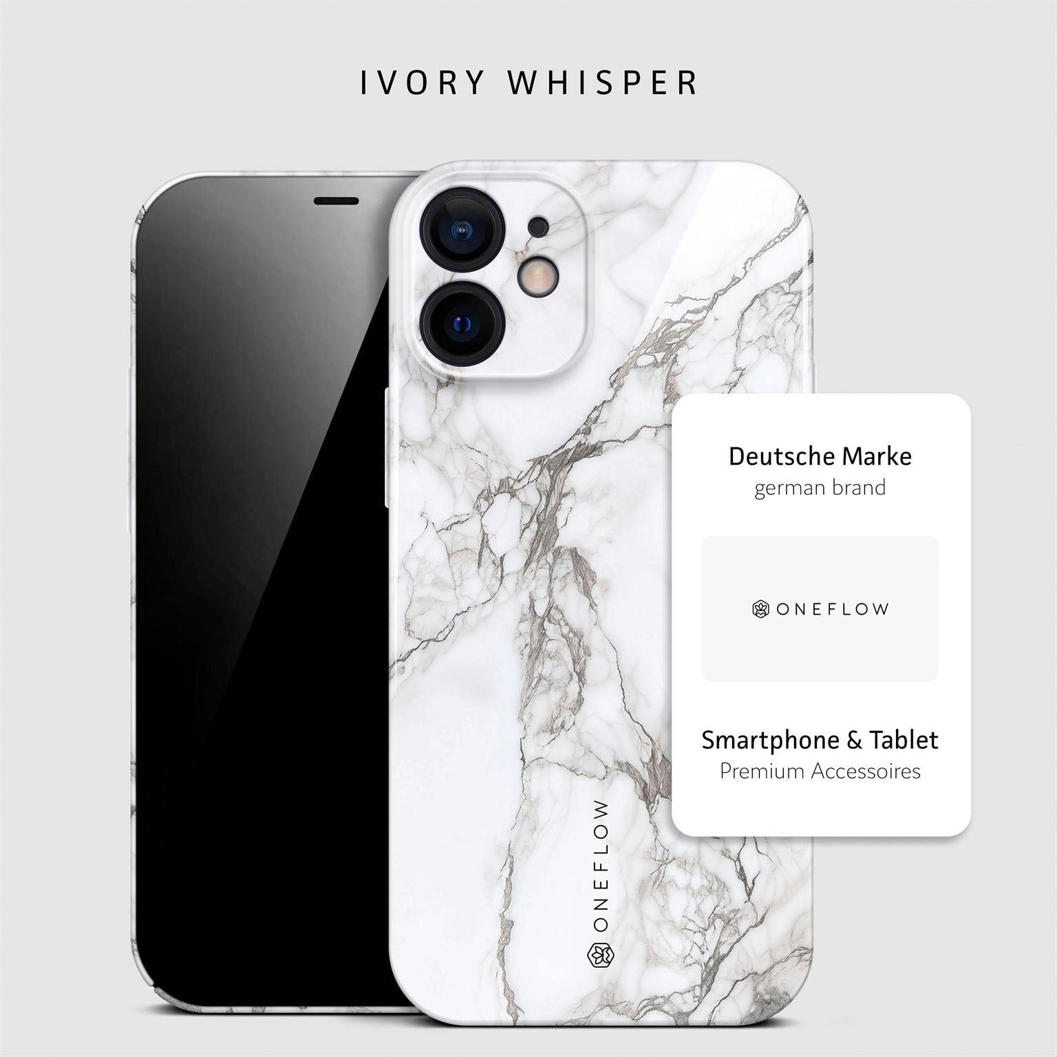 Bliss Cover für iPhone 12 in der Farbe Ivory Whisper (Weiß)