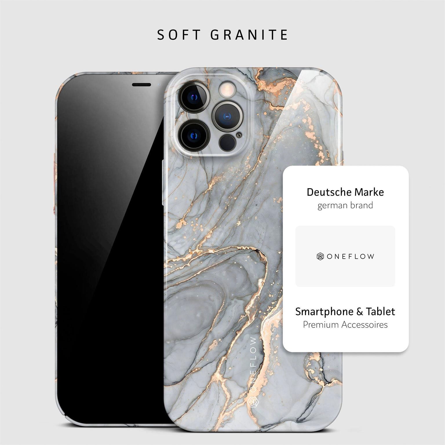 Bliss Cover für iPhone 12 Pro in der Farbe Soft Granite (Grau)