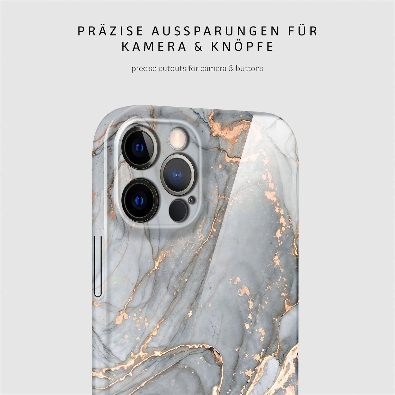 Bliss Cover für iPhone 12 Pro in der Farbe Soft Granite (Grau)