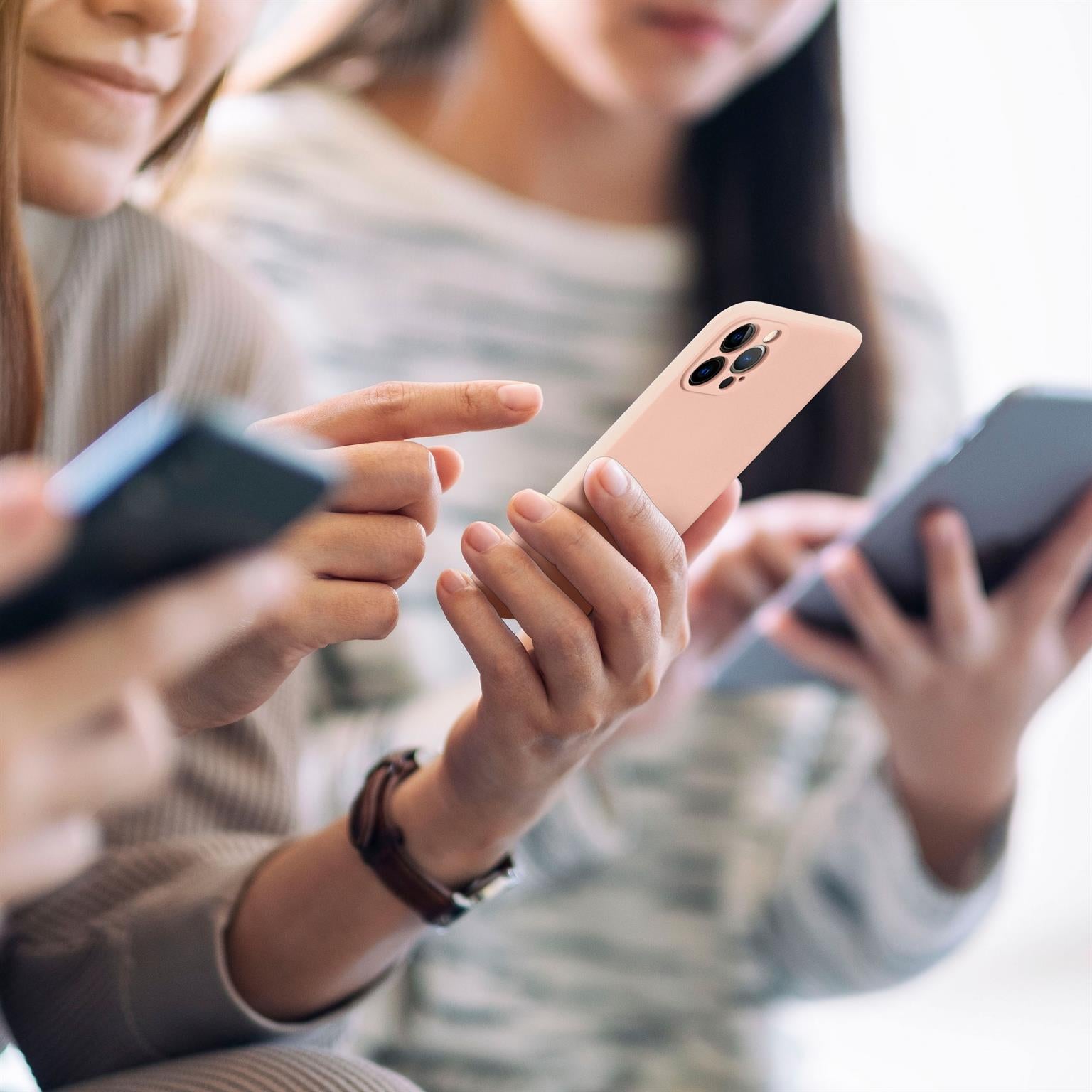 Soft Case für iPhone 12 Pro Max in der Farbe Sand Rosé (Rosa / Pink)