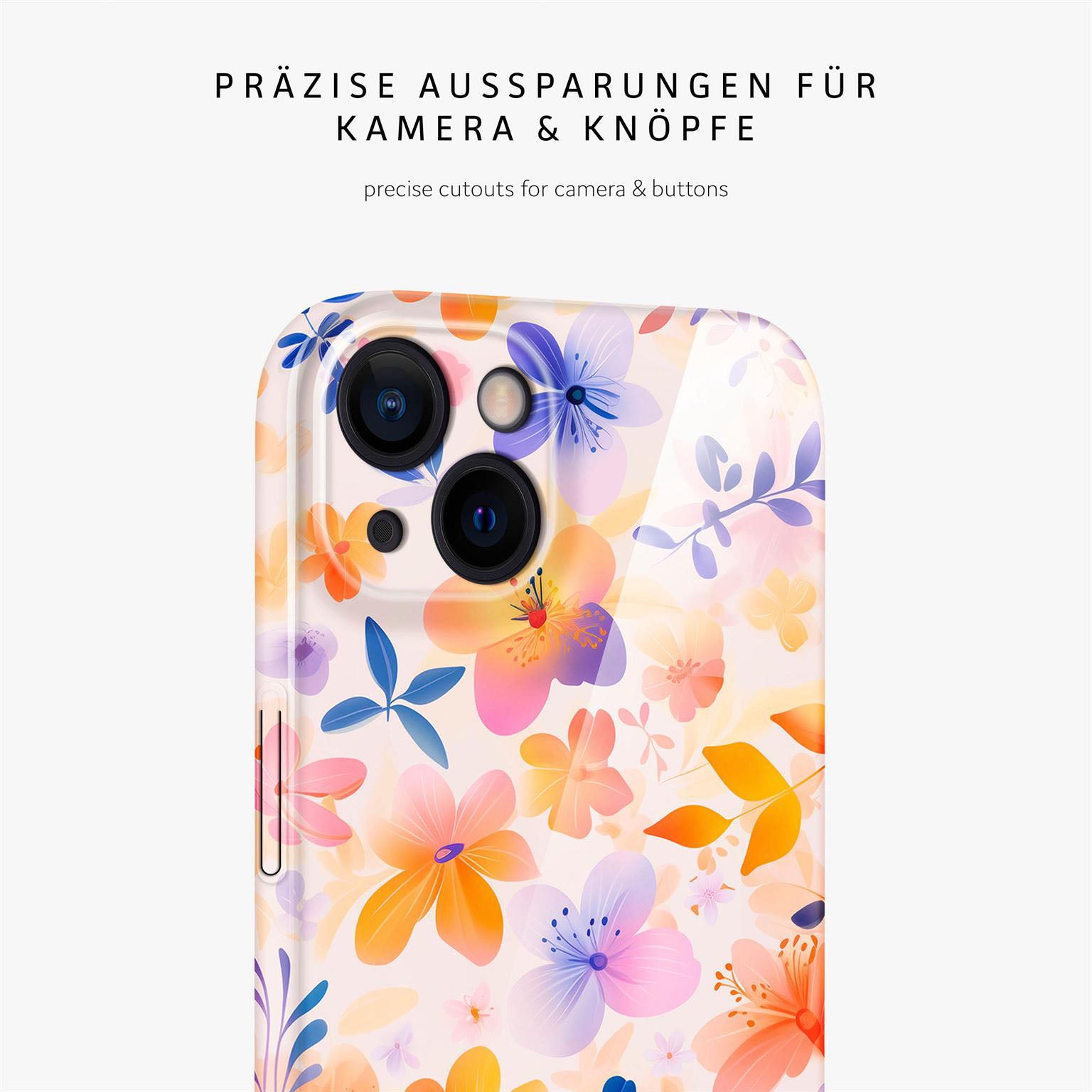 Flower Cover für iPhone 13 in der Farbe Floral Euphoria (Mehrfarbig (bunt))