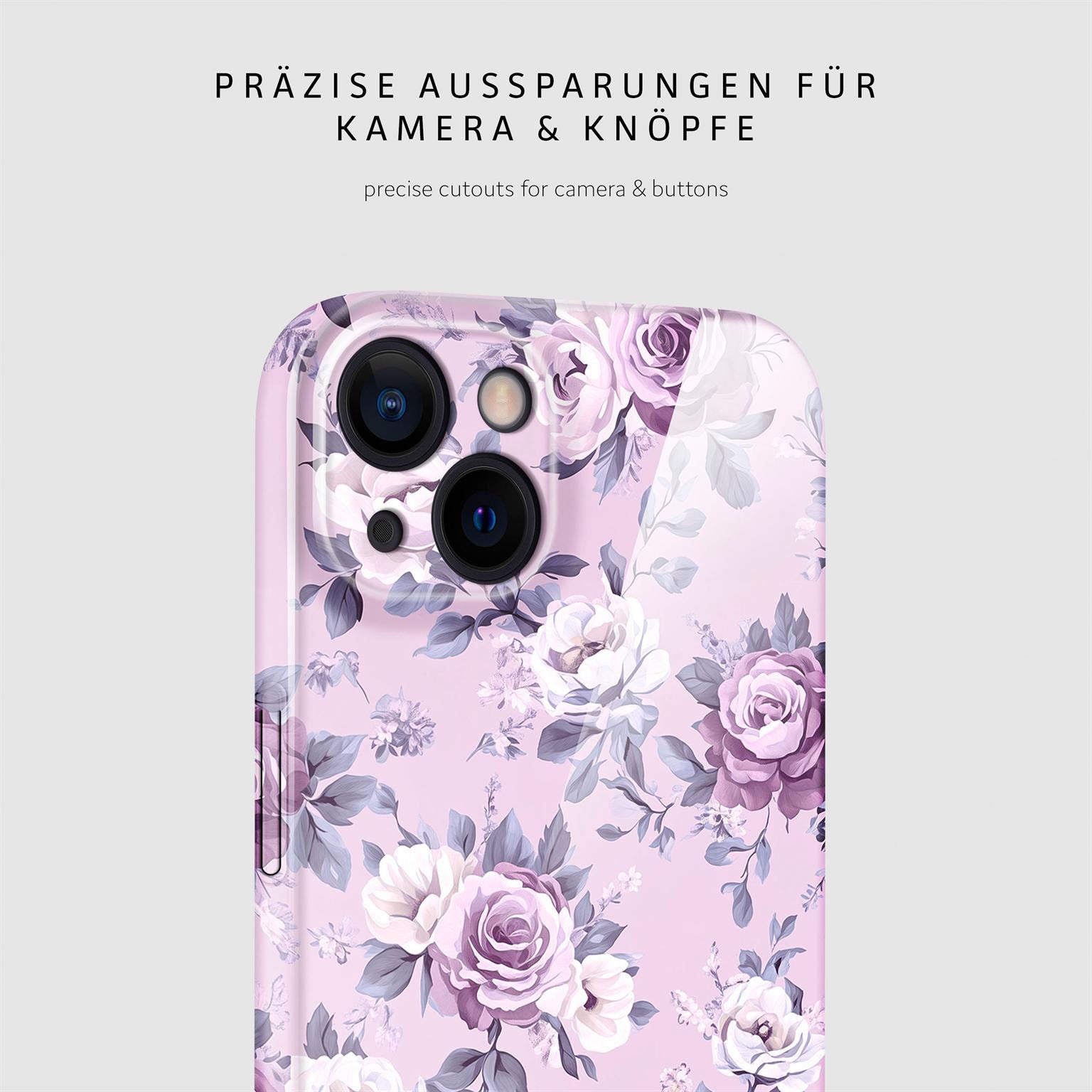 Flower Cover für iPhone 13 in der Farbe Lavender Dream (Lila / Violett)