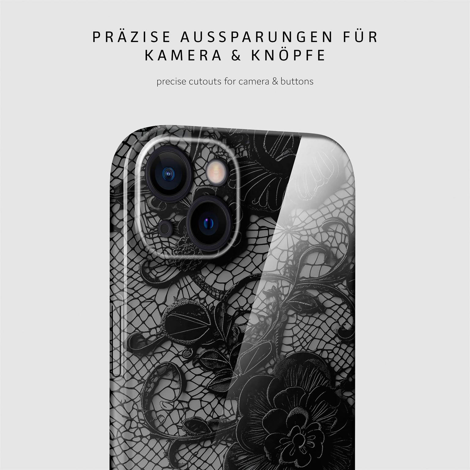 Splash Case für iPhone 13 in der Farbe Delicate Dream (Schwarz)