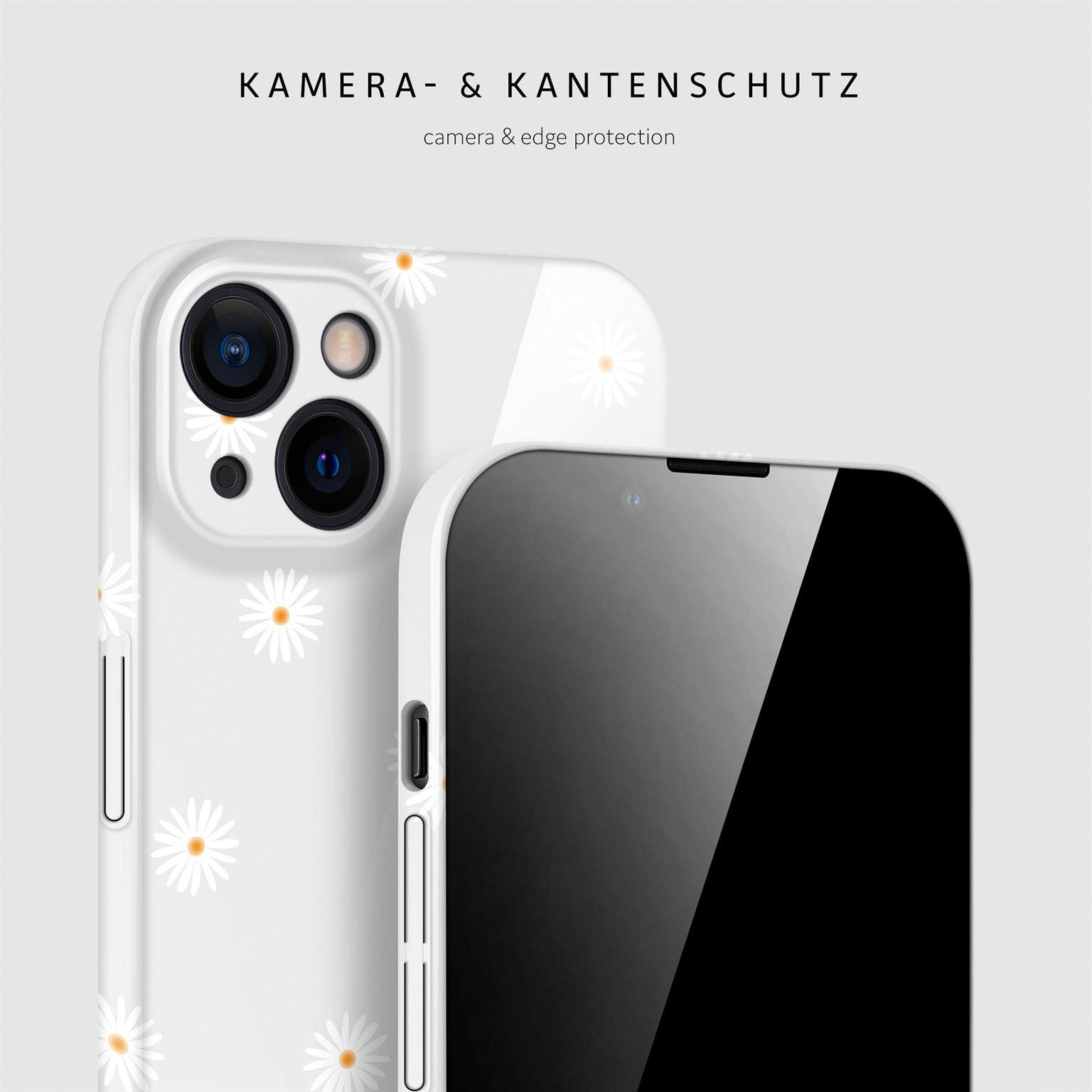 Splash Case für iPhone 13 in der Farbe Daisy Delight (Weiß)