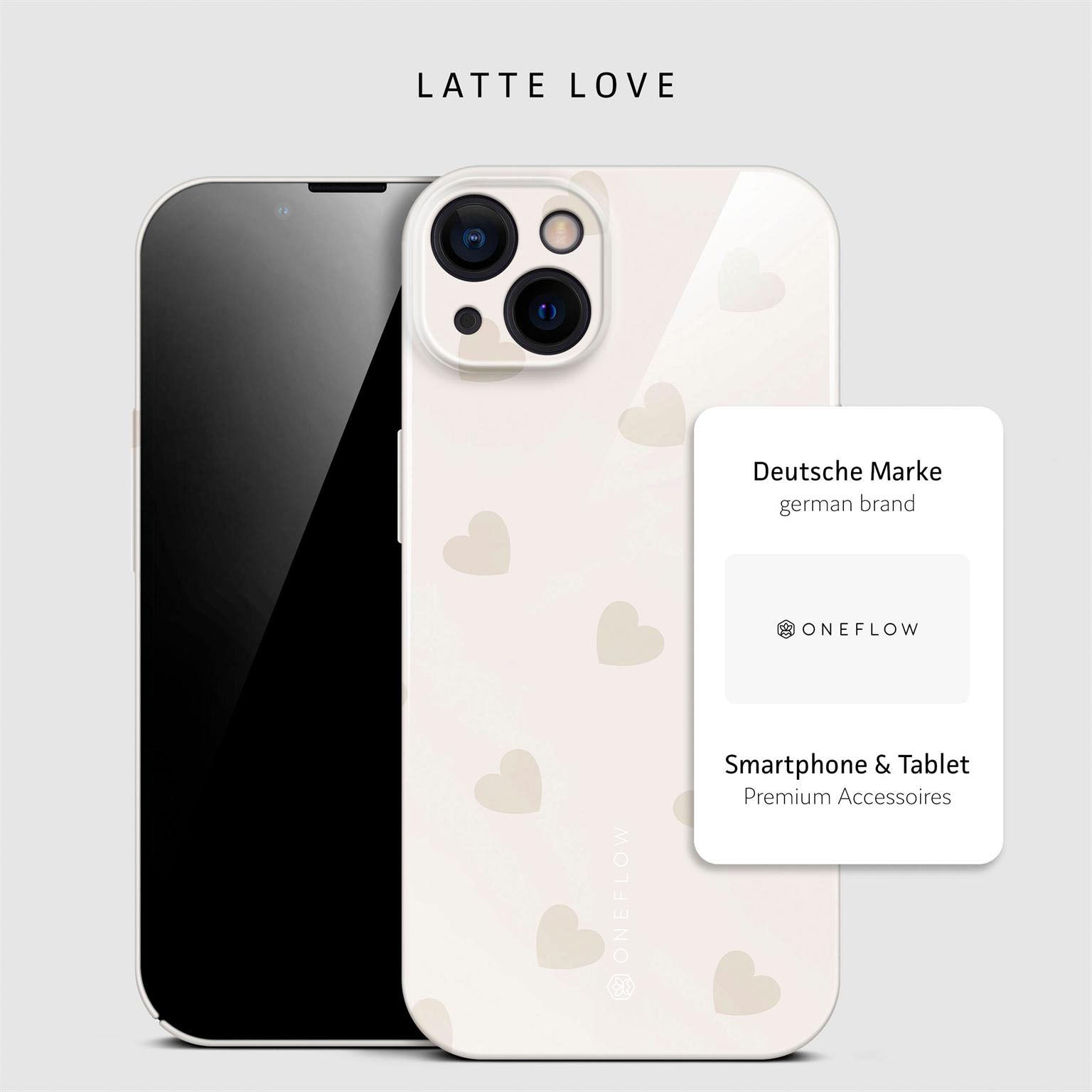 Splash Case für iPhone 13 in der Farbe Latte Love (Braun / Beige)