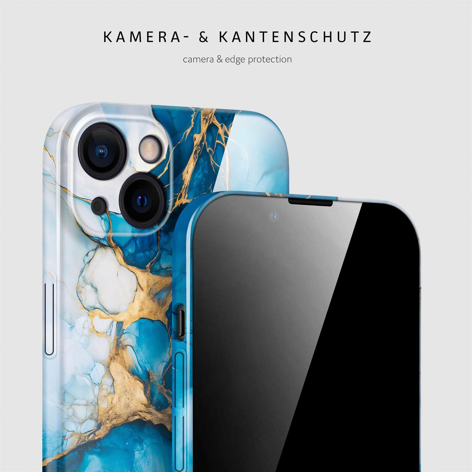 Bliss Cover für iPhone 13 in der Farbe Sapphire Dream (Blau)