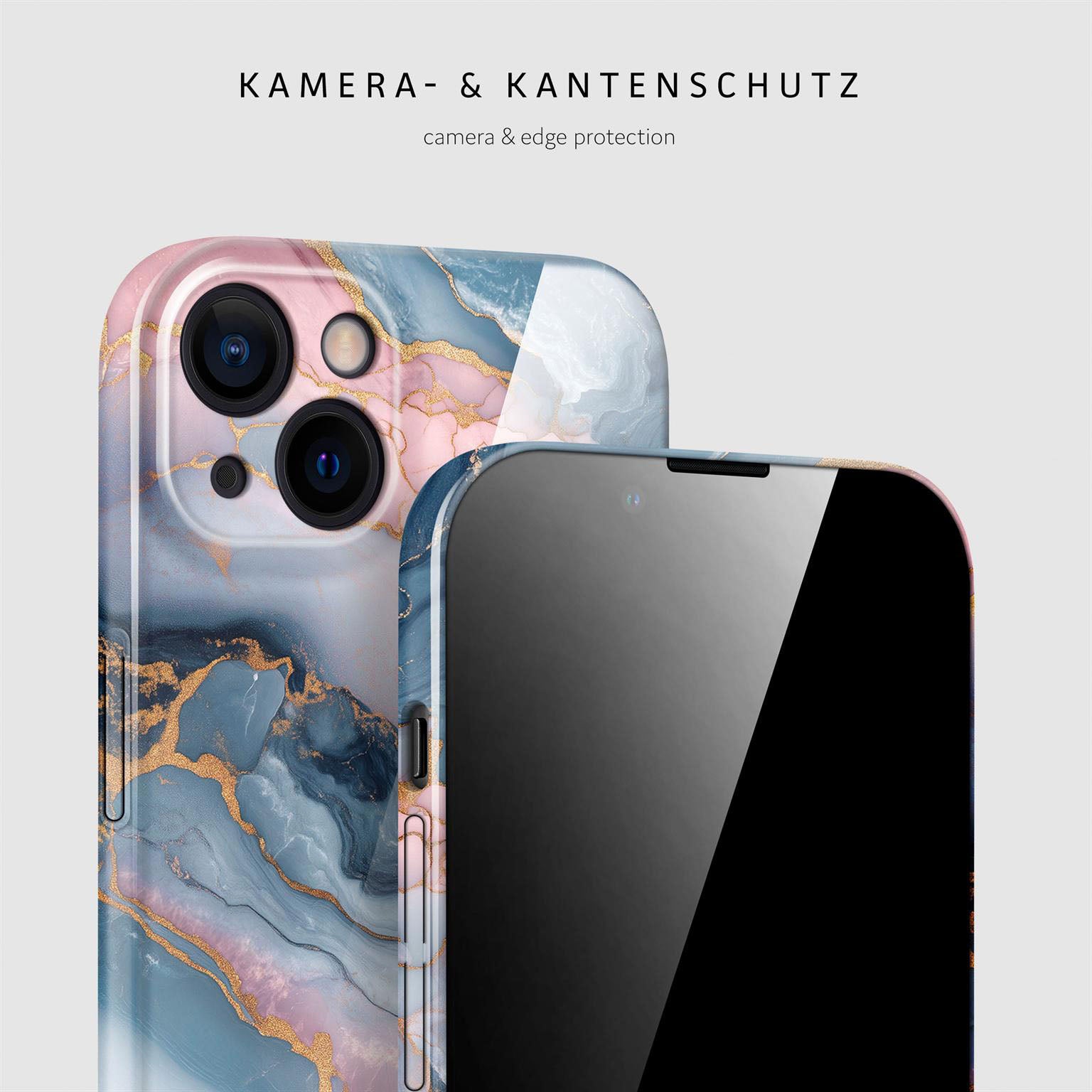 Bliss Cover für iPhone 13 in der Farbe Aurora Lagoon (Mehrfarbig (bunt))