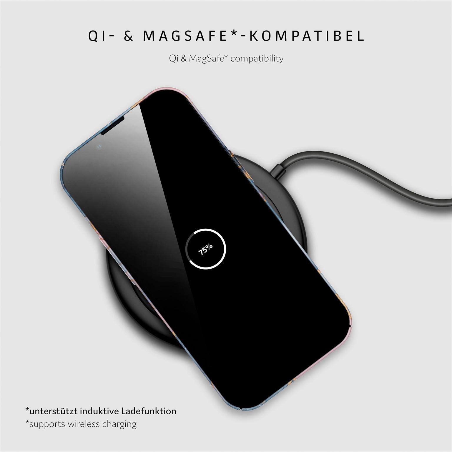 Bliss Cover für iPhone 13 in der Farbe Aurora Lagoon (Mehrfarbig (bunt))