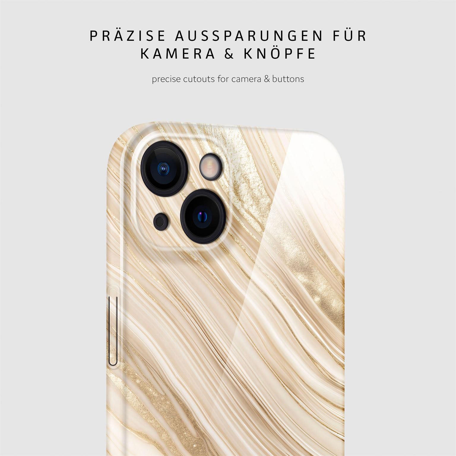 Bliss Cover für iPhone 13 in der Farbe Sand Dune (Braun / Beige)