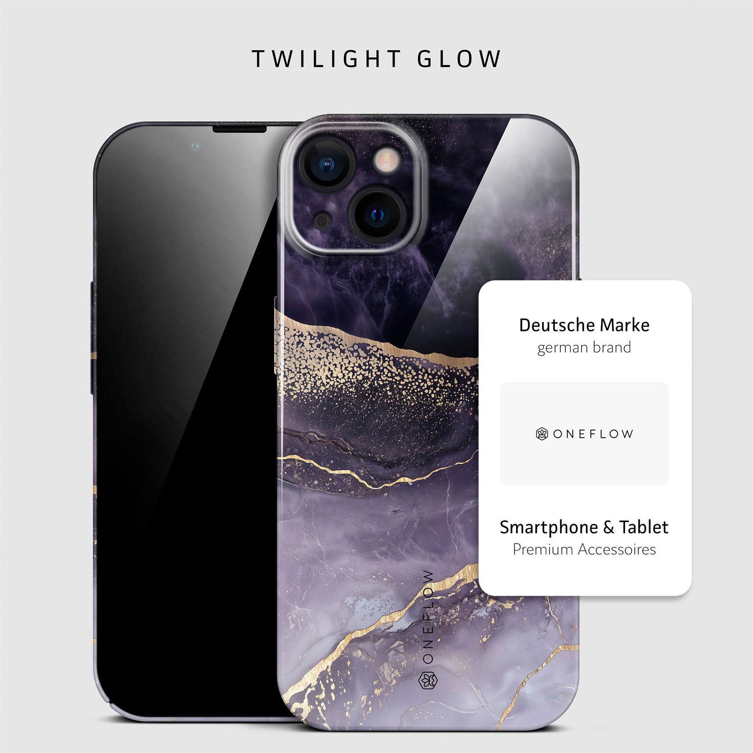 Bliss Cover für iPhone 13 in der Farbe Twilight Glow (Lila / Violett)