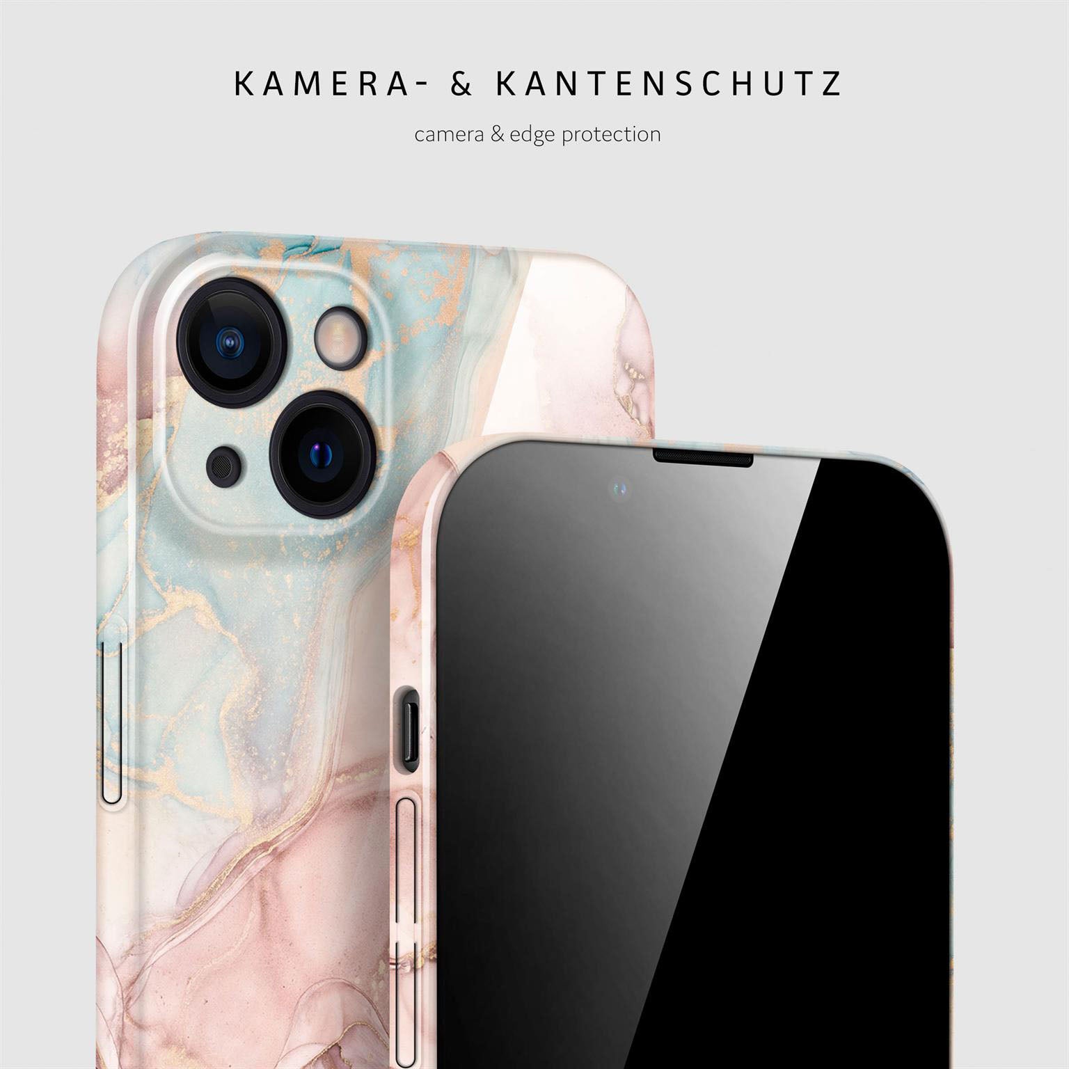 Bliss Cover für iPhone 13 in der Farbe Rose Serenity (Rosa / Pink)