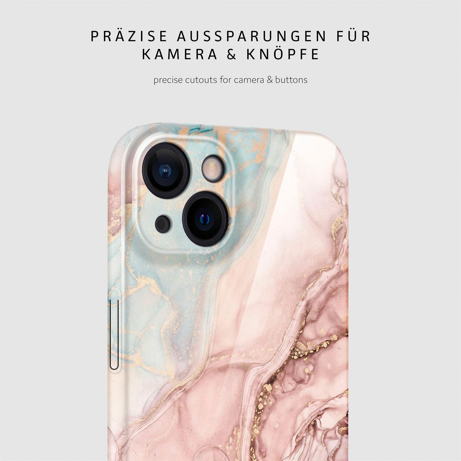 Bliss Cover für iPhone 13 in der Farbe Rose Serenity (Rosa / Pink)