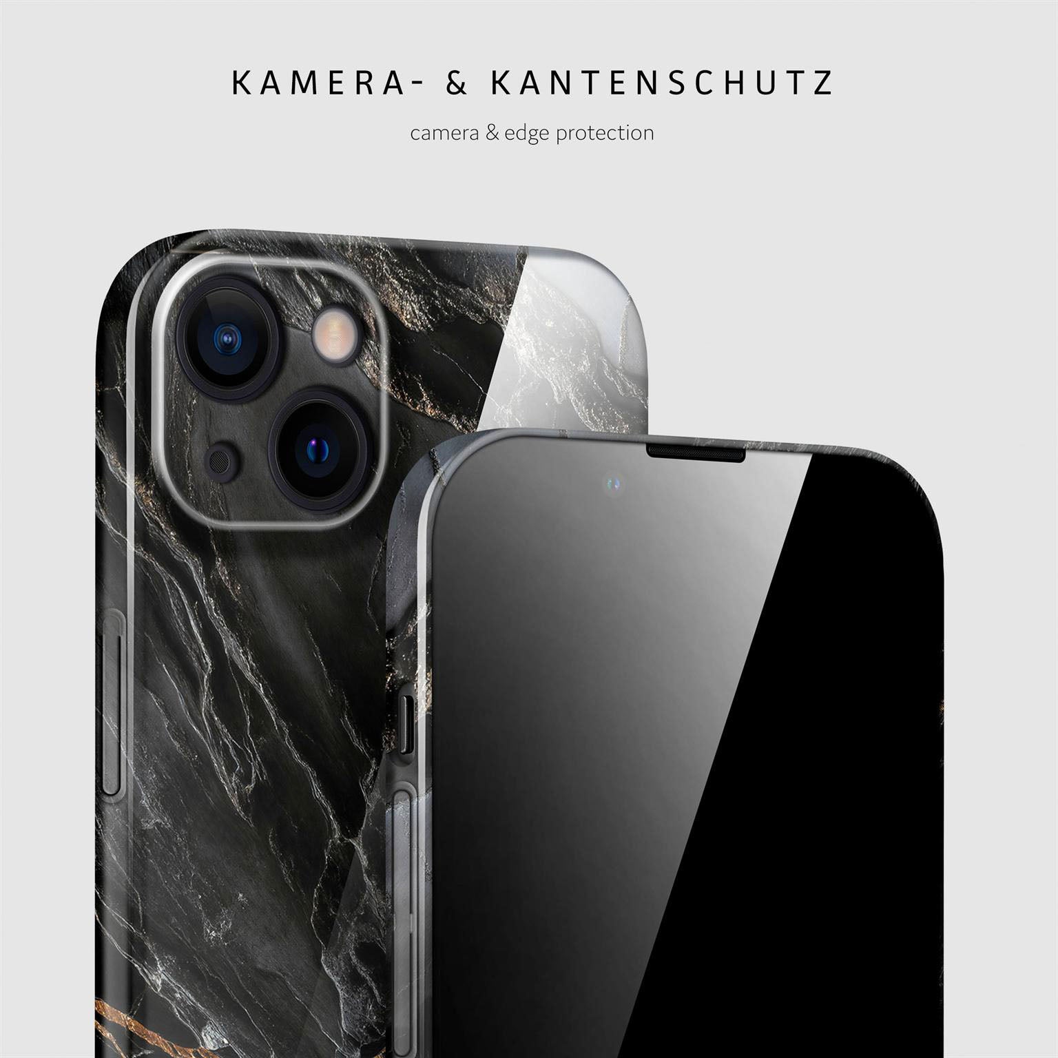 Bliss Cover für iPhone 13 in der Farbe Black Mirage (Schwarz)