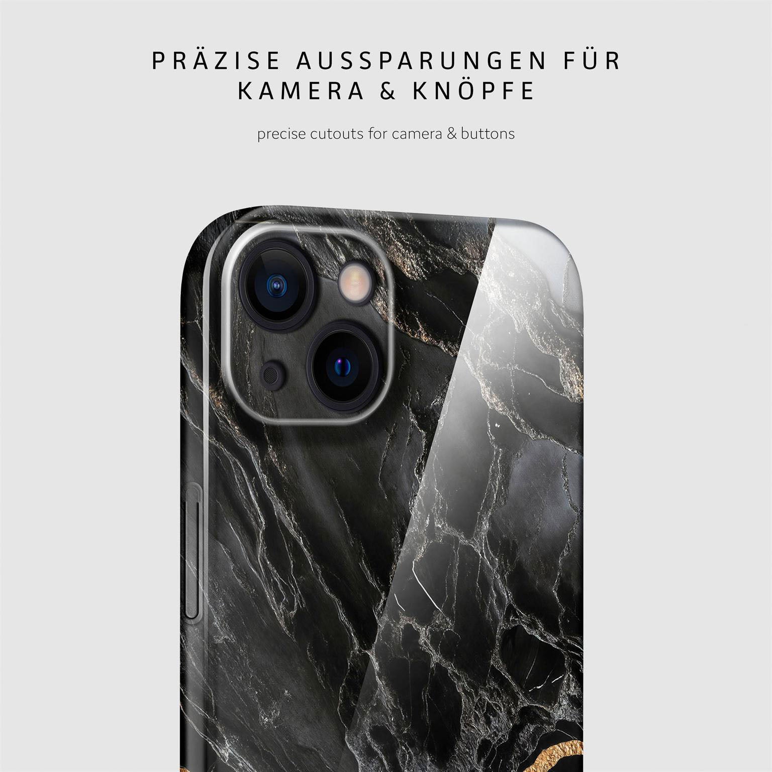 Bliss Cover für iPhone 13 in der Farbe Black Mirage (Schwarz)