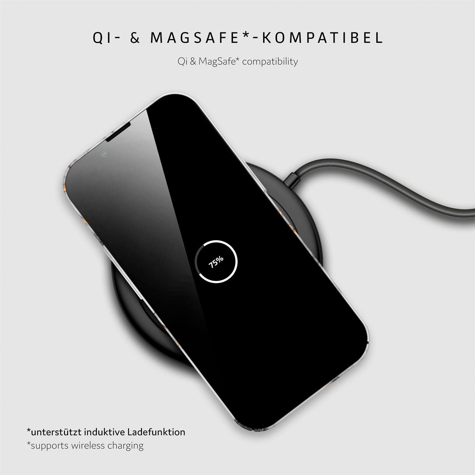 Bliss Cover für iPhone 13 in der Farbe Marble Veil (Weiß)