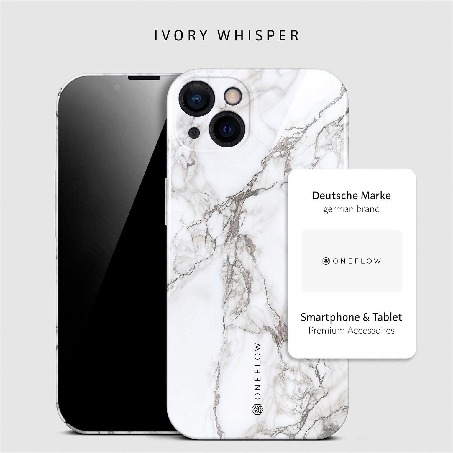 Bliss Cover für iPhone 13 in der Farbe Ivory Whisper (Weiß)