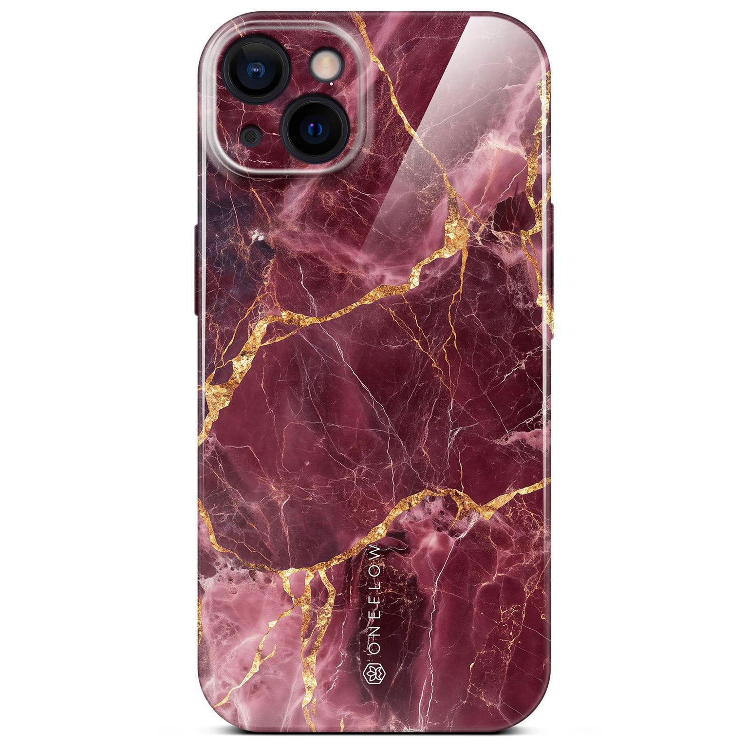 Bliss Cover für iPhone 13 in der Farbe Velvet Wine (Rot)