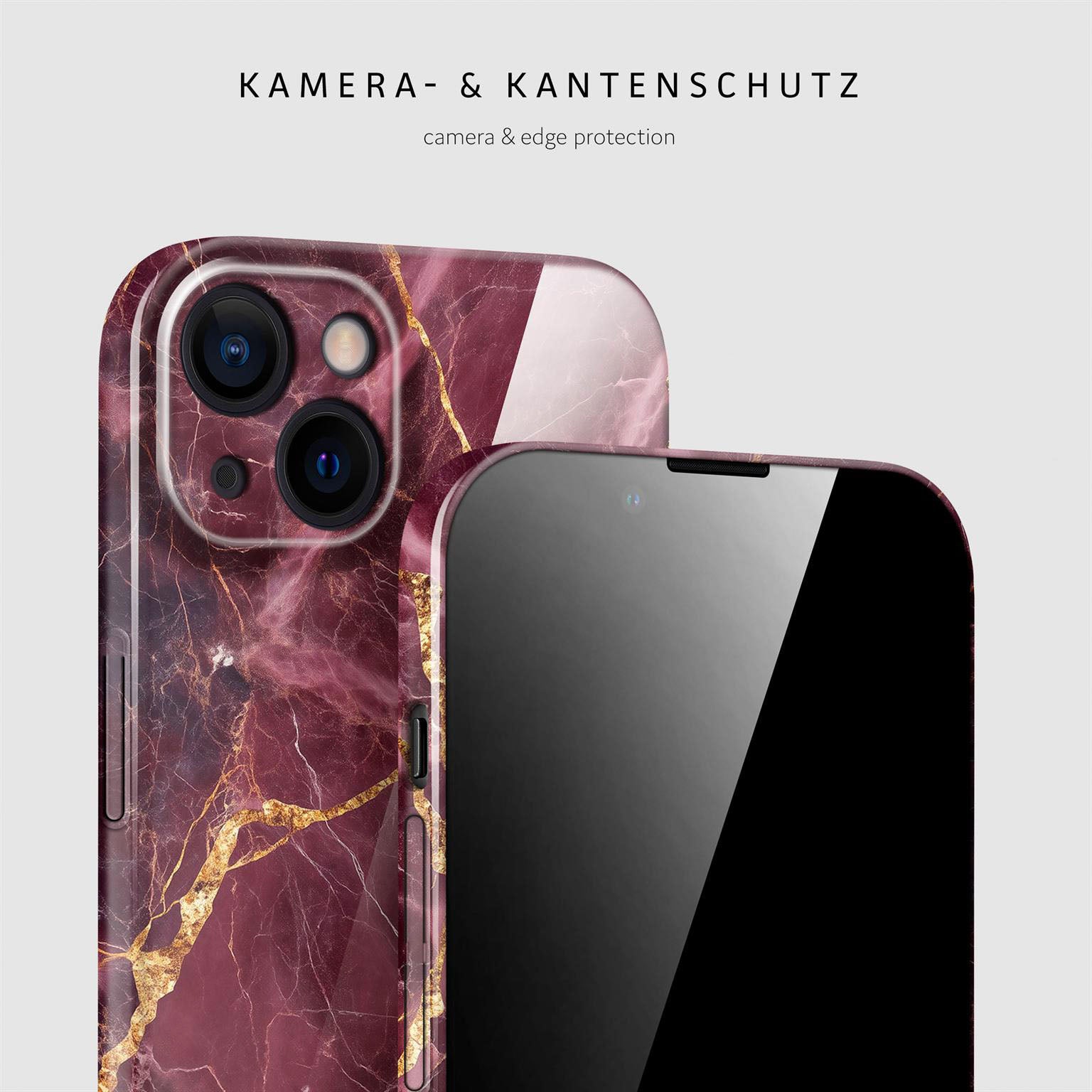 Bliss Cover für iPhone 13 in der Farbe Velvet Wine (Rot)