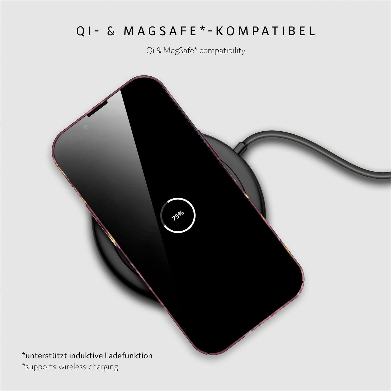 Bliss Cover für iPhone 13 in der Farbe Velvet Wine (Rot)