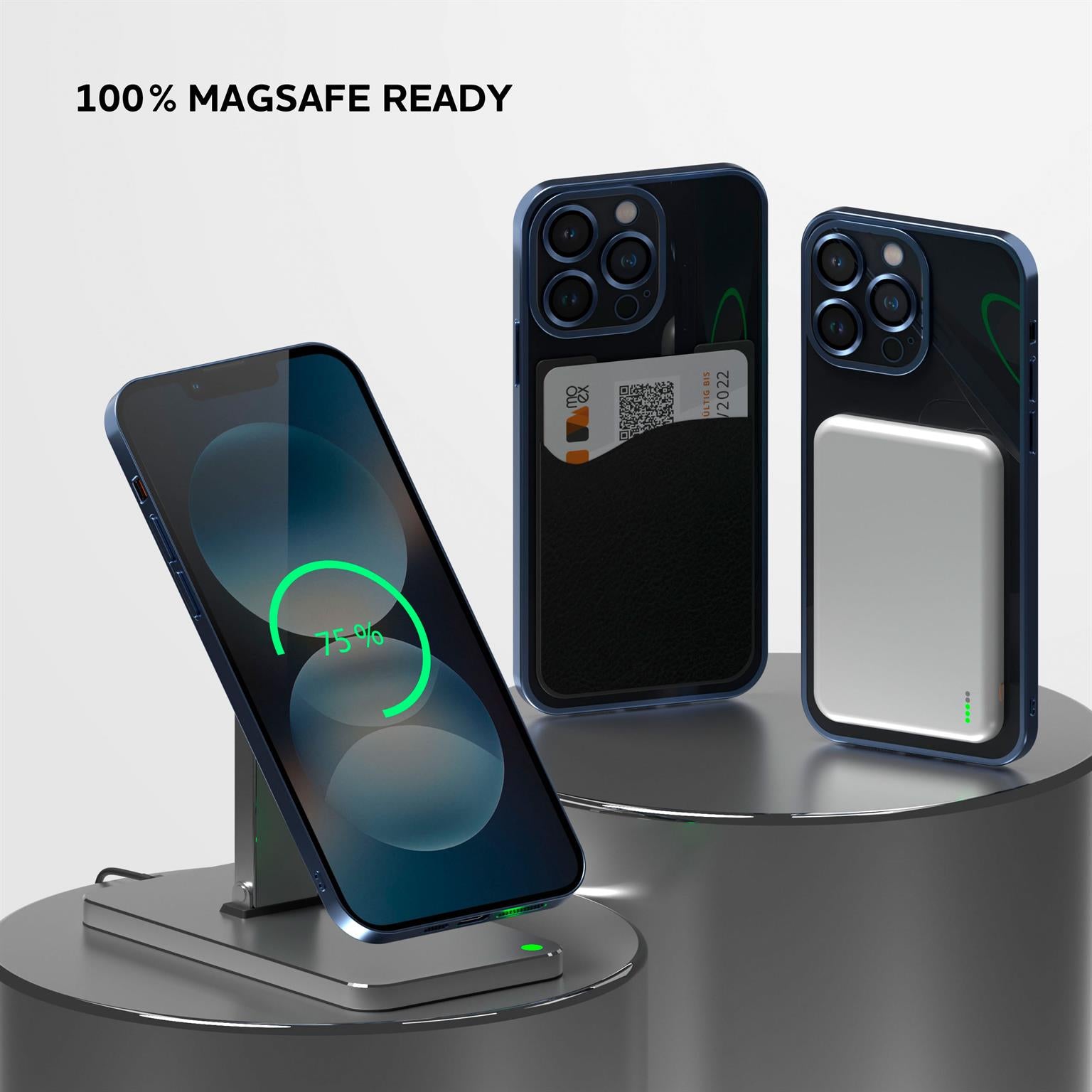 Aura Case für iPhone 13 Pro in der Farbe Ice Blue (Blau)