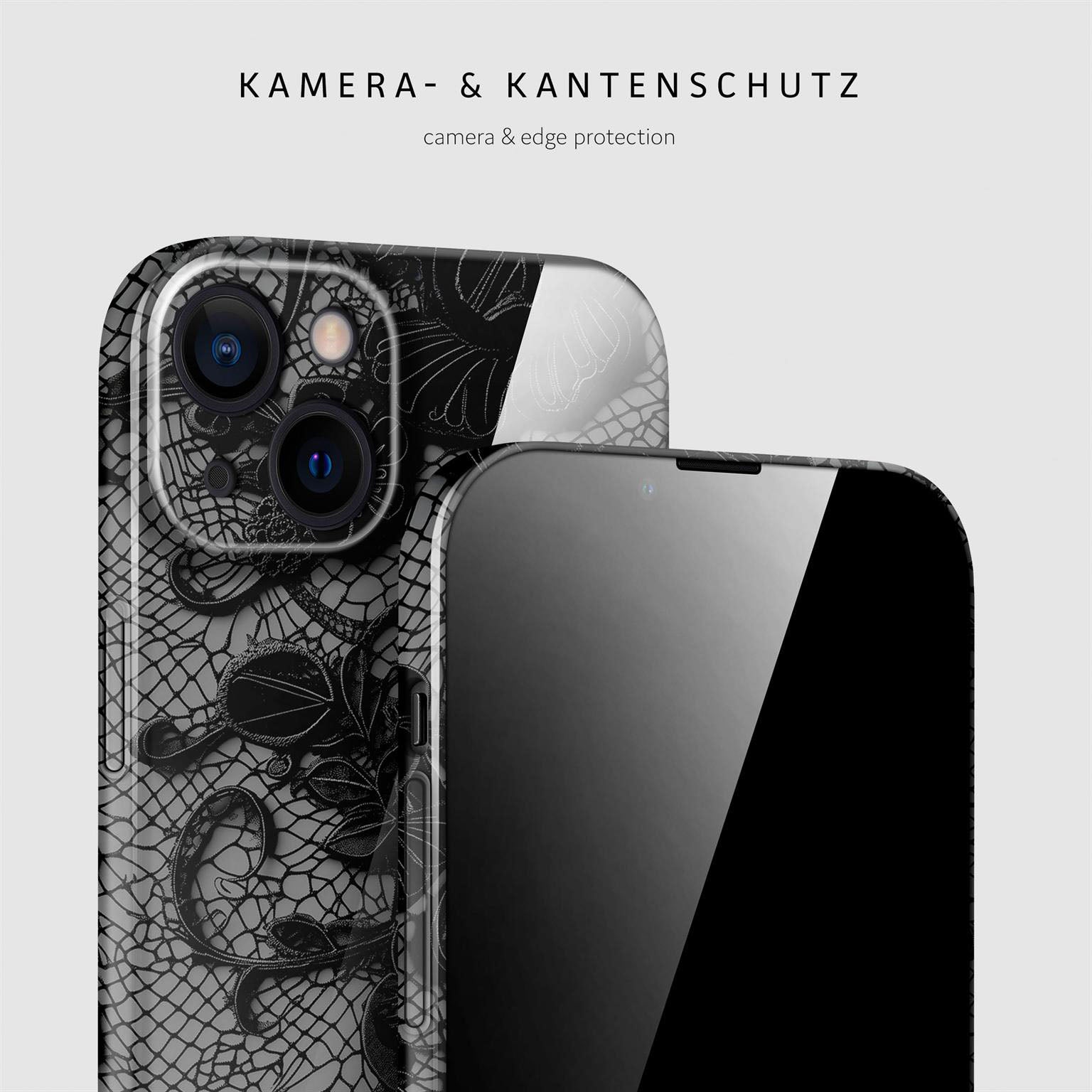 Splash Case für iPhone 14 in der Farbe Delicate Dream (Schwarz)