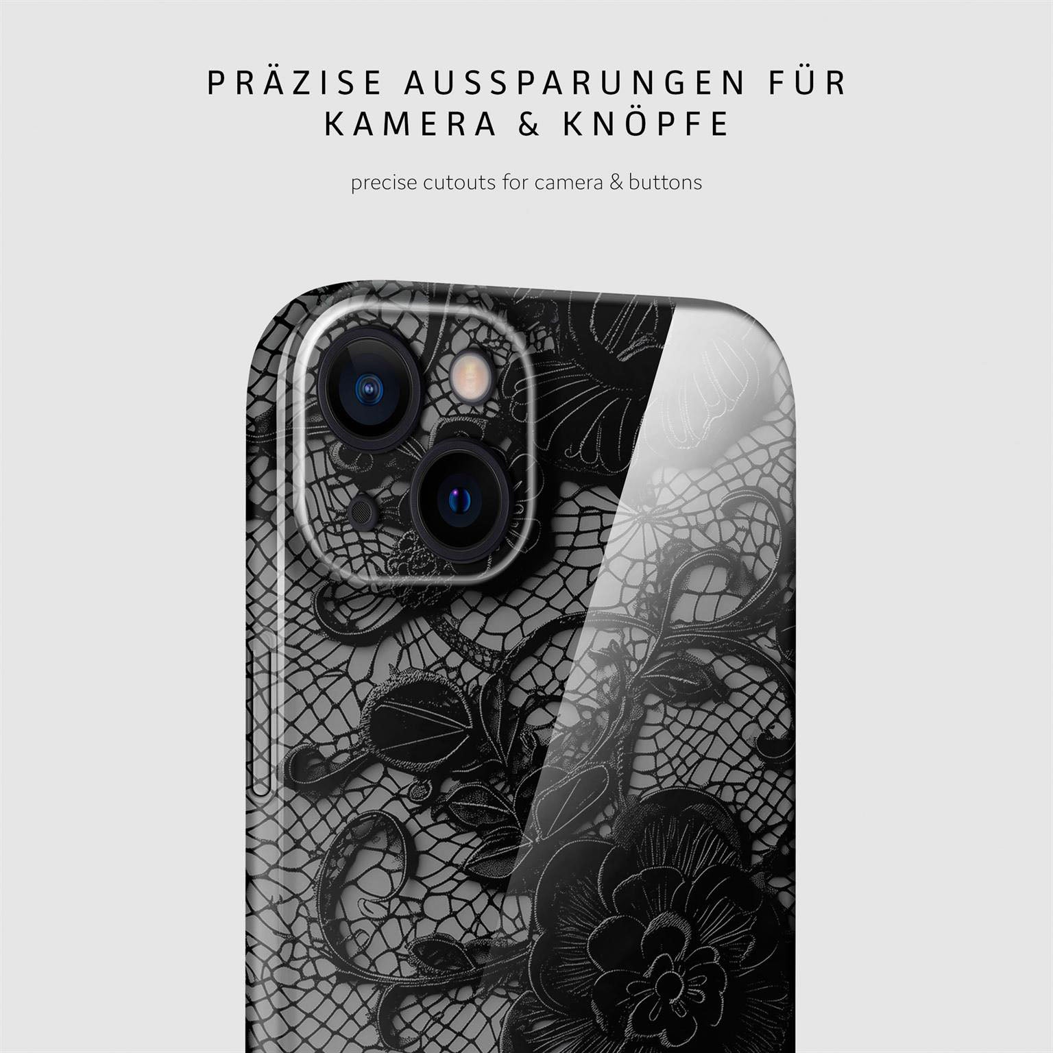 Splash Case für iPhone 14 in der Farbe Delicate Dream (Schwarz)