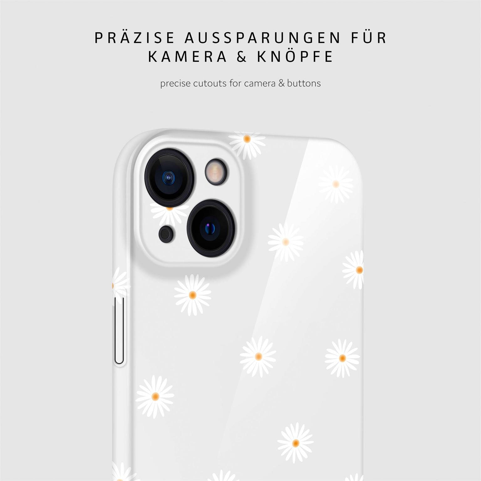 Splash Case für iPhone 14 in der Farbe Daisy Delight (Weiß)