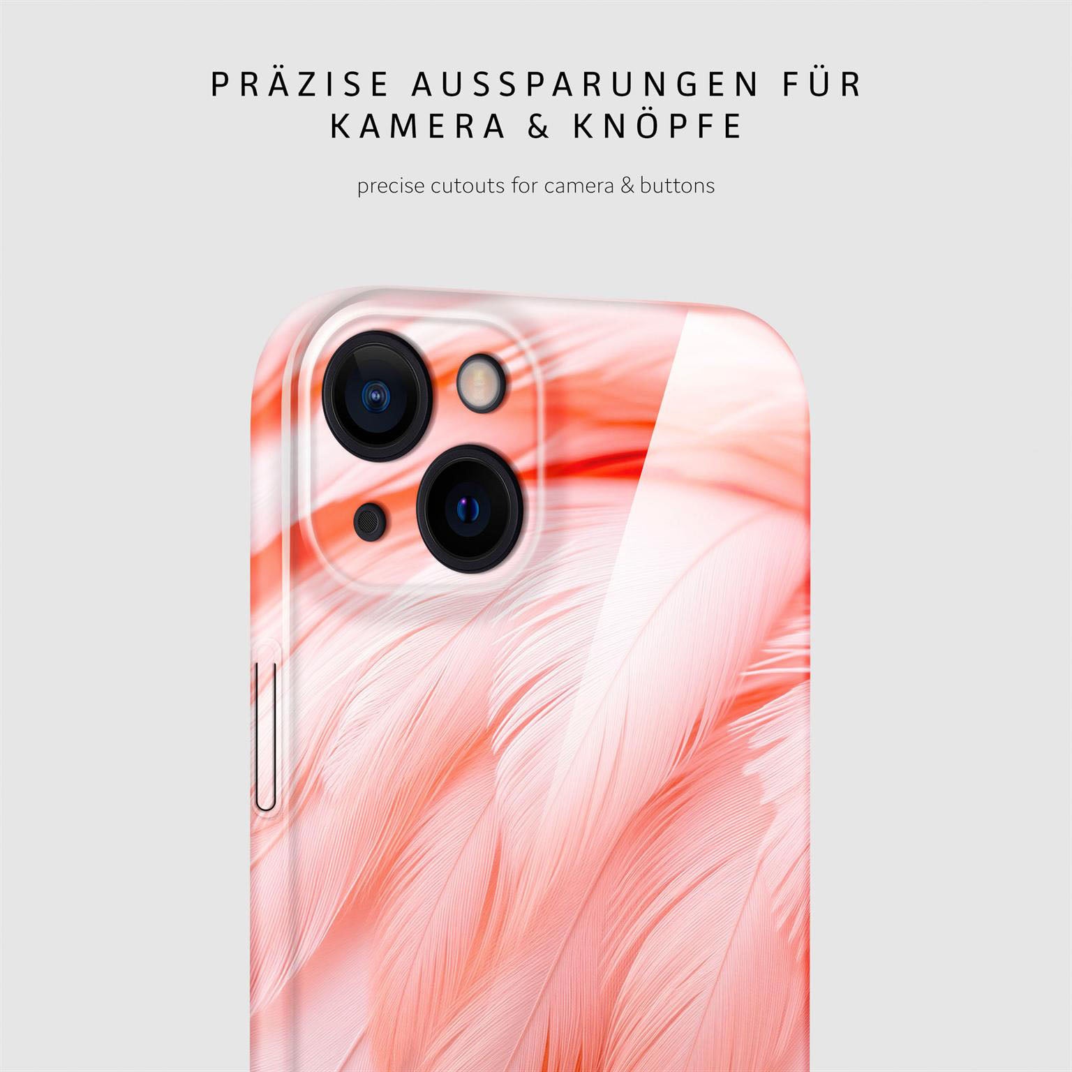 Wild Cover für iPhone 14 in der Farbe Smooth Flamingo (Rosa / Pink)