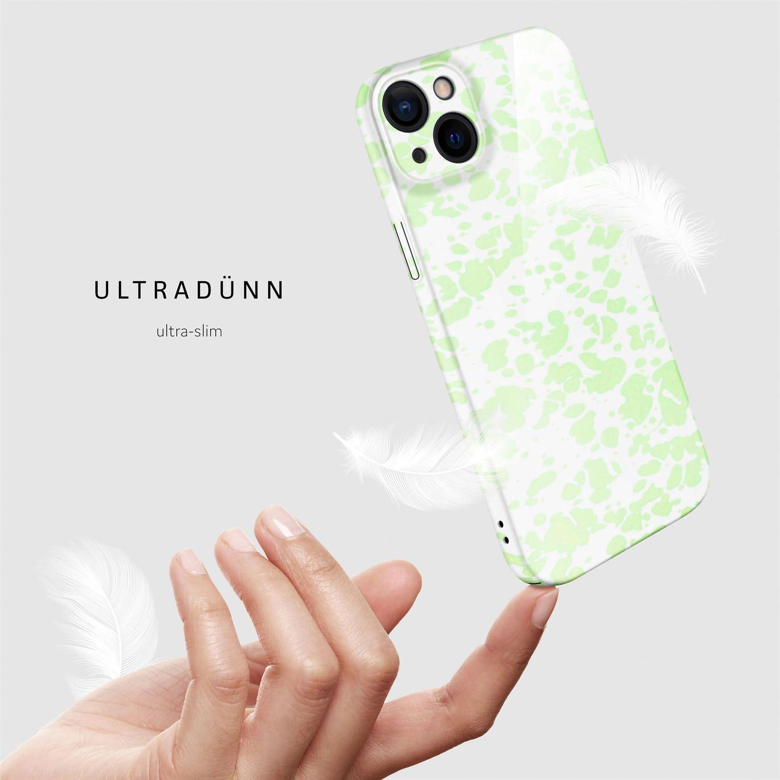 Splash Case für iPhone 14 in der Farbe Mint Mirage (Grün)