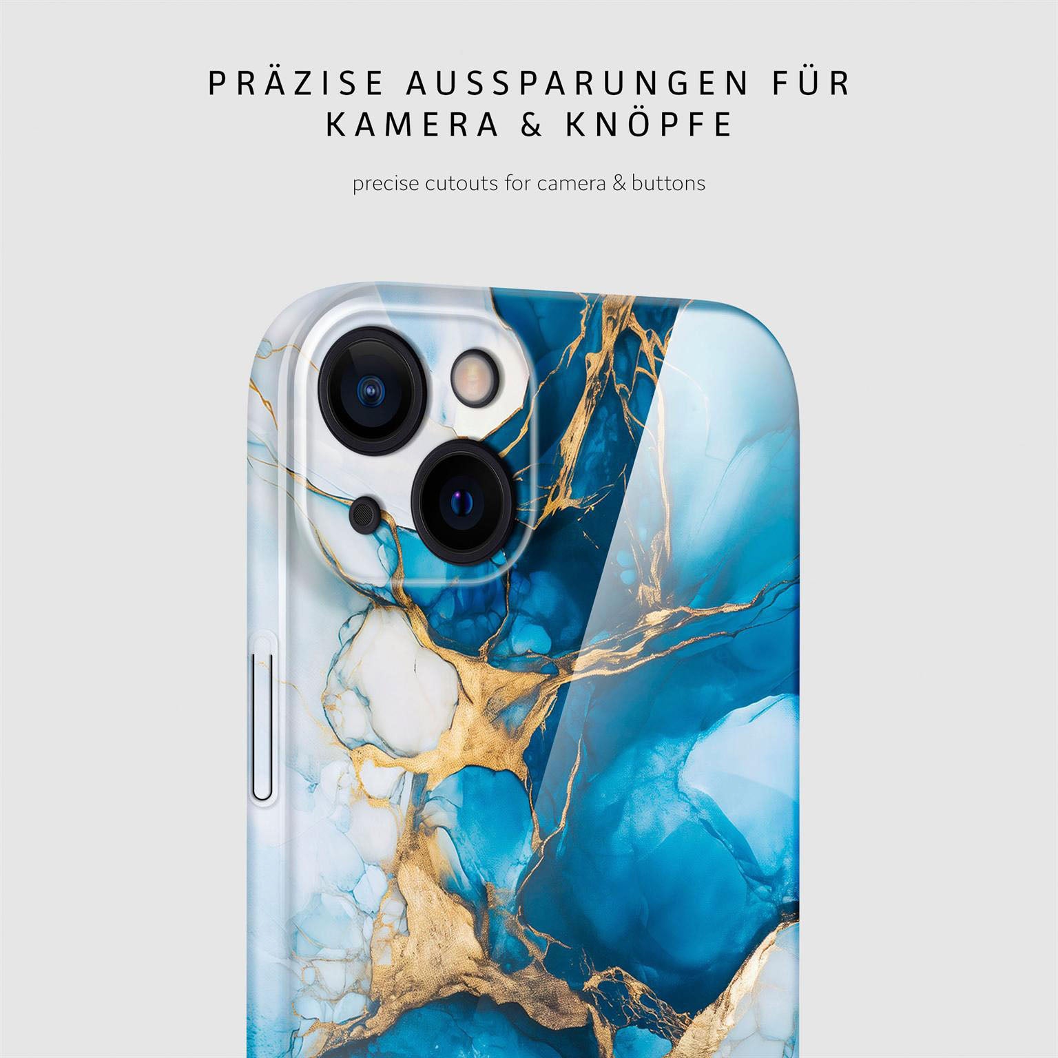 Bliss Cover für iPhone 14 in der Farbe Sapphire Dream (Blau)