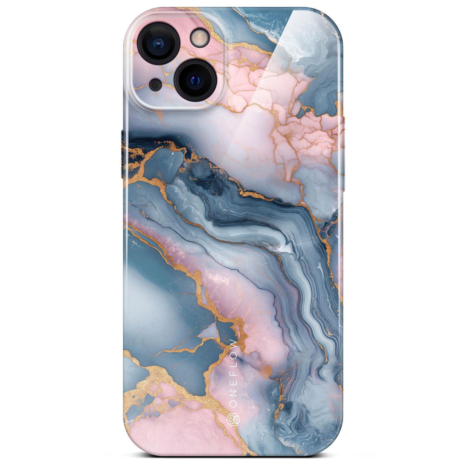 Bliss Cover für iPhone 14 in der Farbe Aurora Lagoon (Mehrfarbig (bunt))