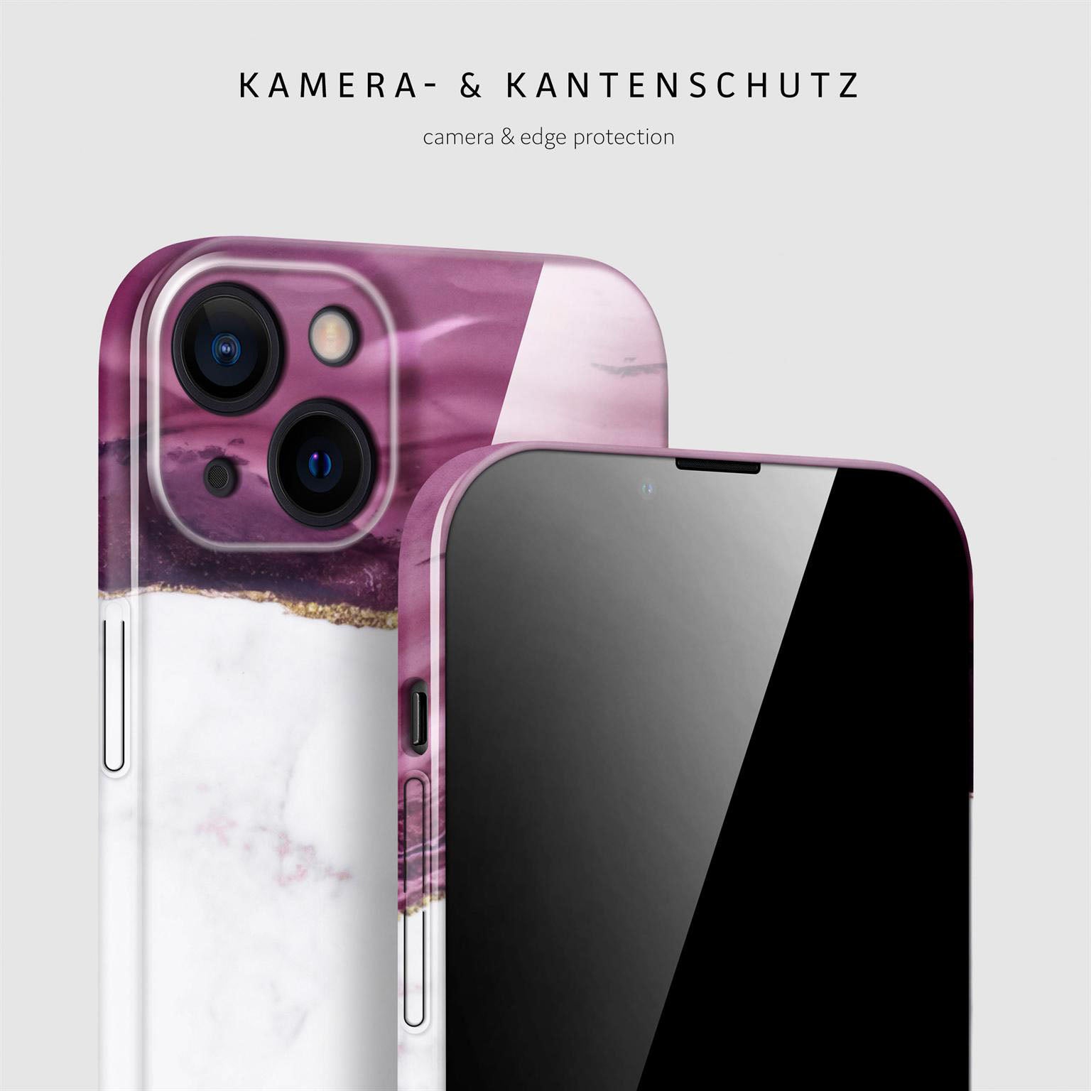 Bliss Cover für iPhone 14 in der Farbe Velvet Kiss (Rosa / Pink)
